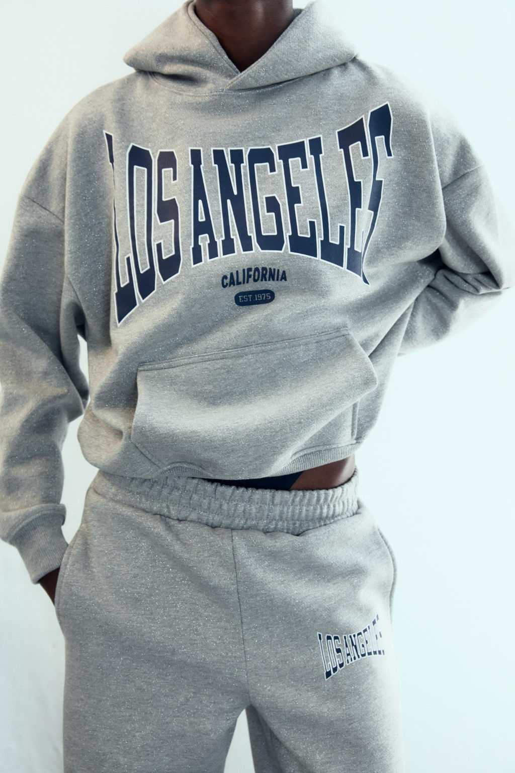 SHINY SLOGAN HOODIE - Zara фото 3