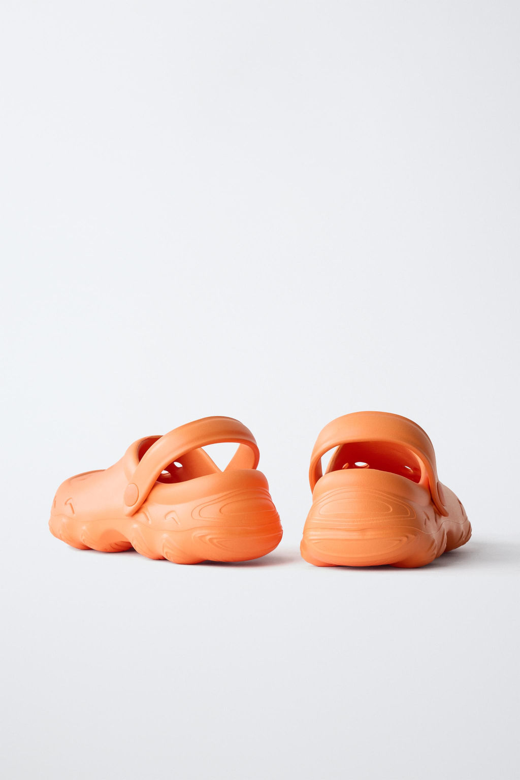 ZUECO DEPORTIVO ENGOMADO / Naranja - Zara фото 7