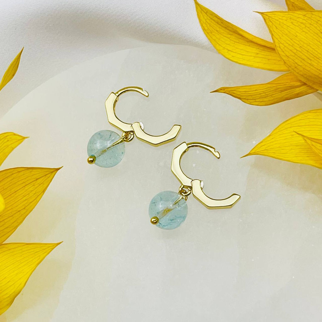 Серьги из Топаза