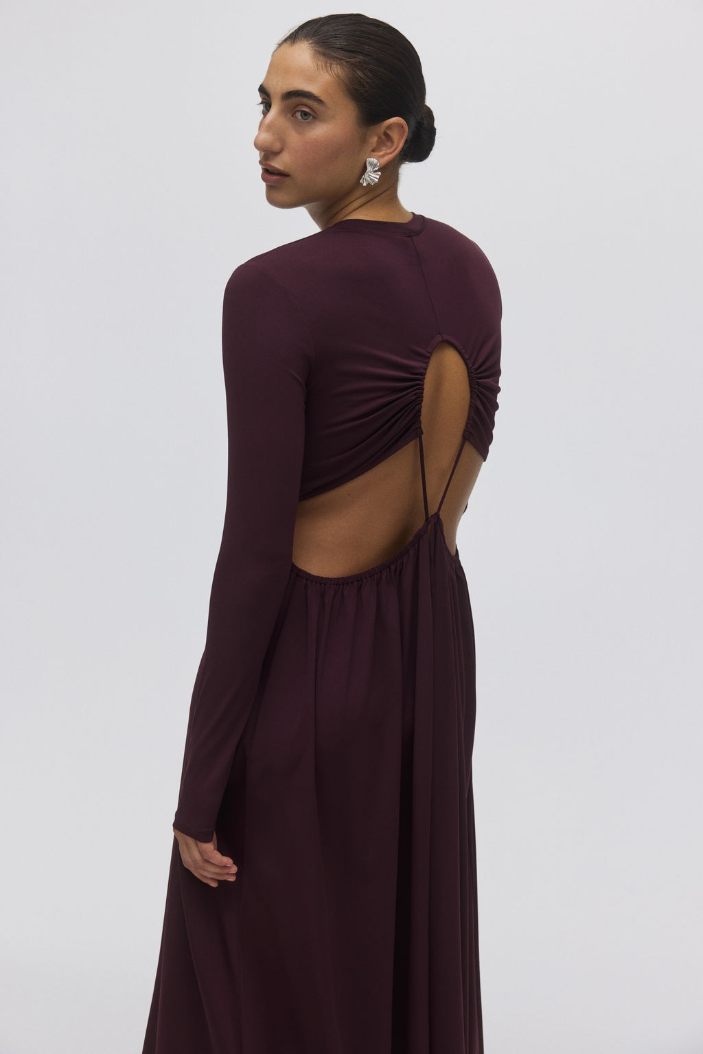 Vestido fruncido de punto - H&m фото 4