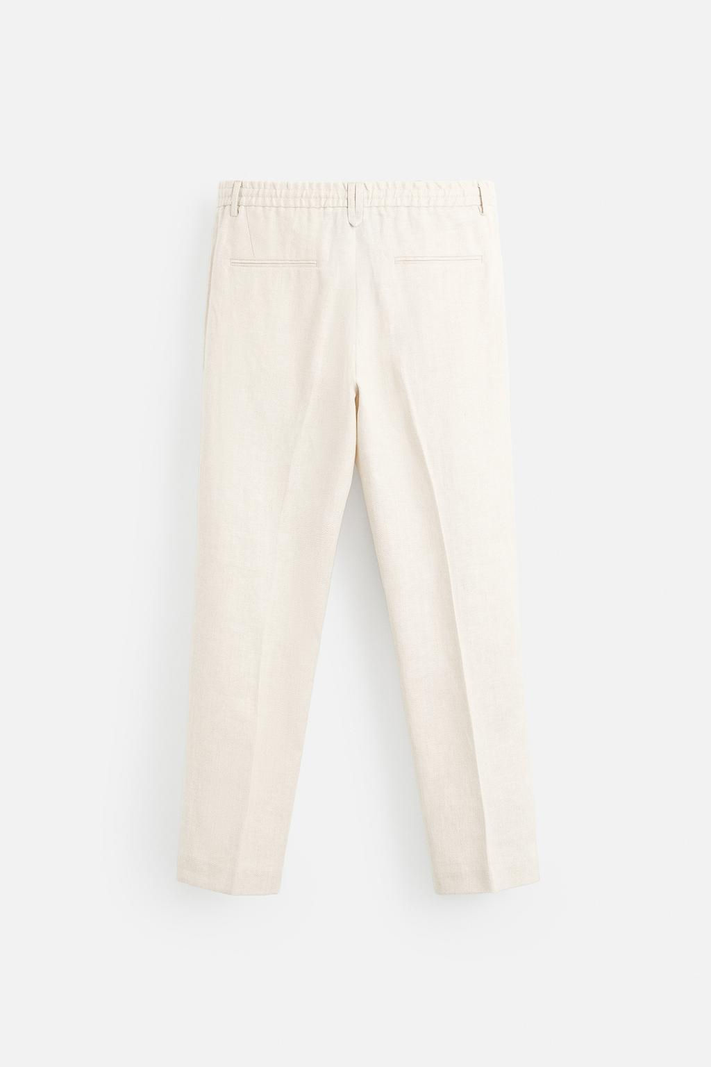 LINEN TROUSERS - Zara фото 9