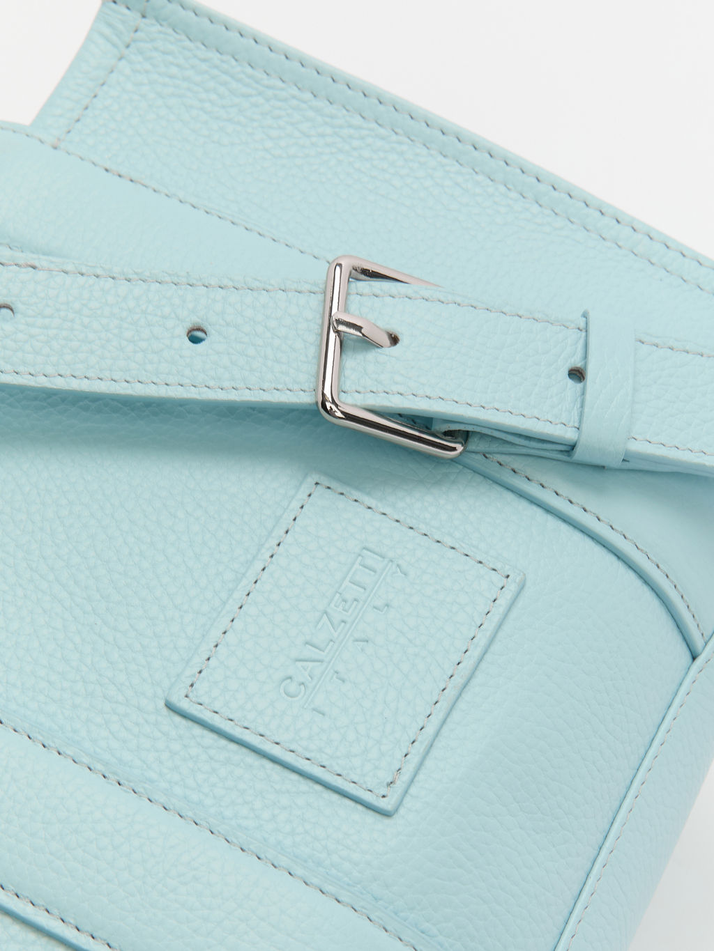 Женский тоут CALZETTI CLER MINI Артикул 3954076, светло-голубой  фото 4