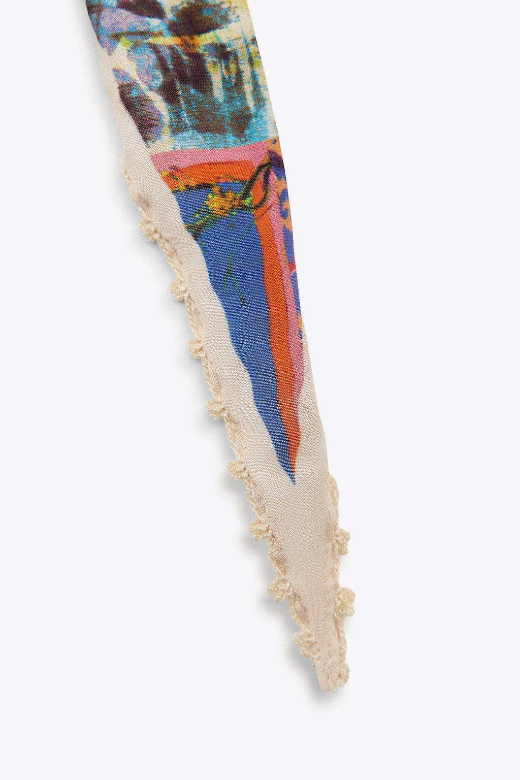 LACE PRINTED BANDANNA - Zara фото 2