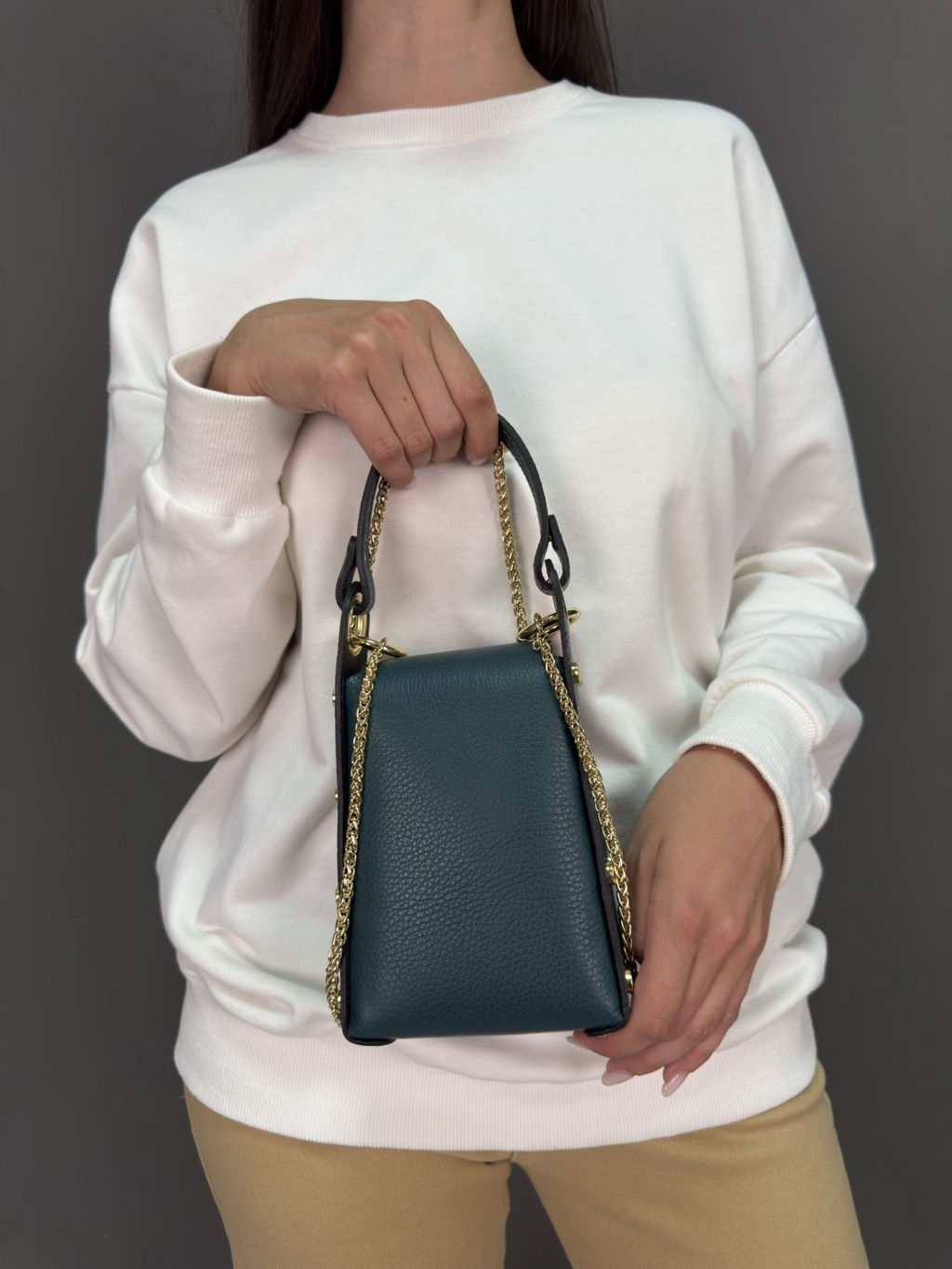 Сумка женская из телячьей кожи