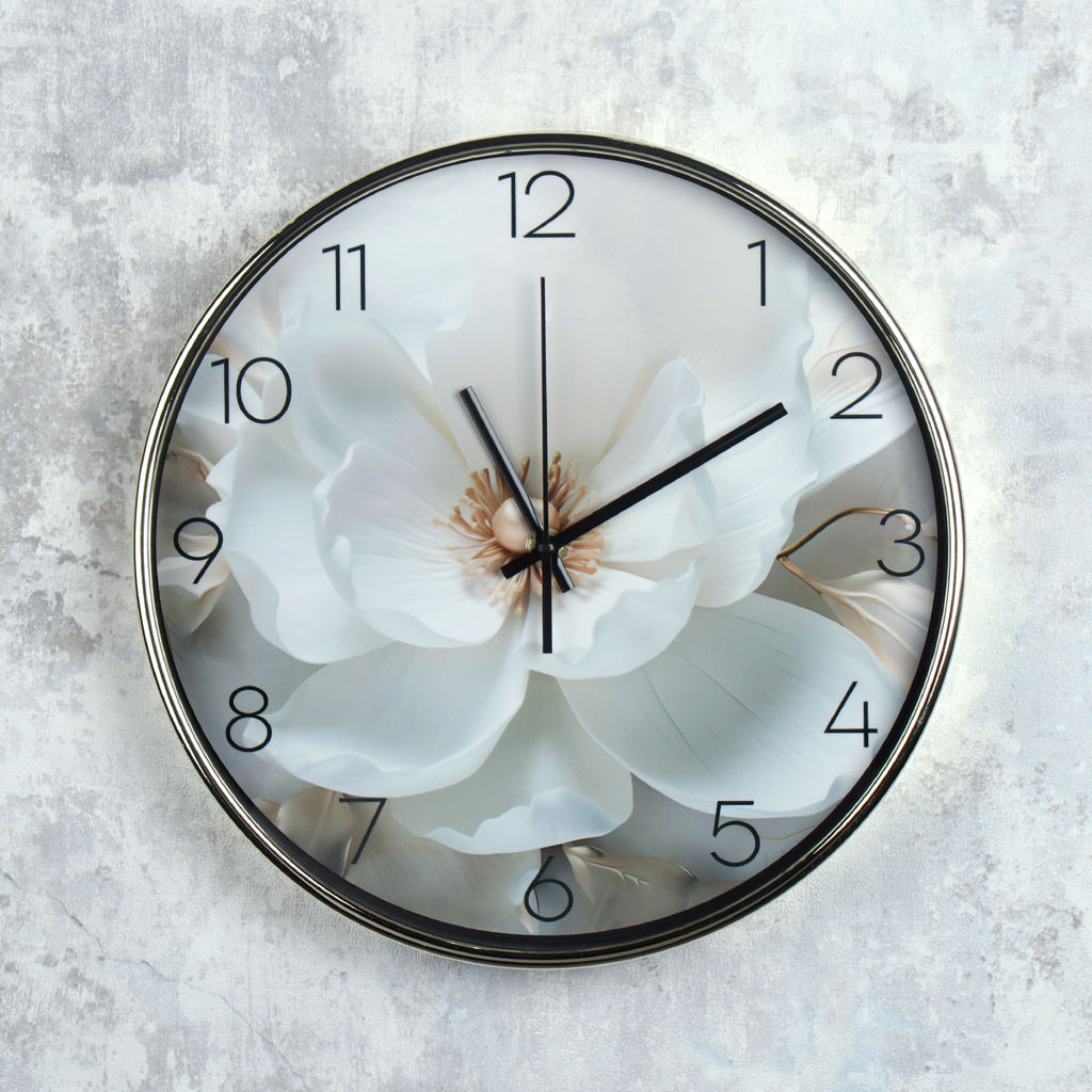 Цена за 1 шт. Часы настенные 30 см / 5607 /уп 20/ - Галеонтрейд фото 5