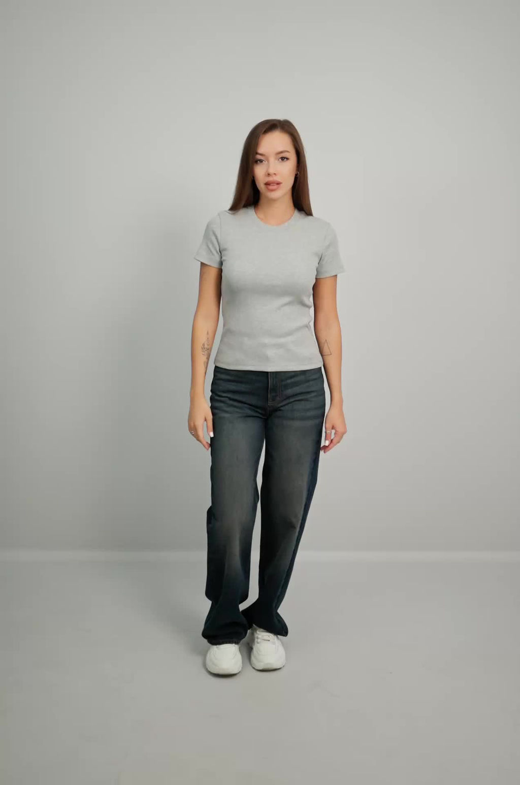 Женская футболка в рубчик Happyfox фото 33