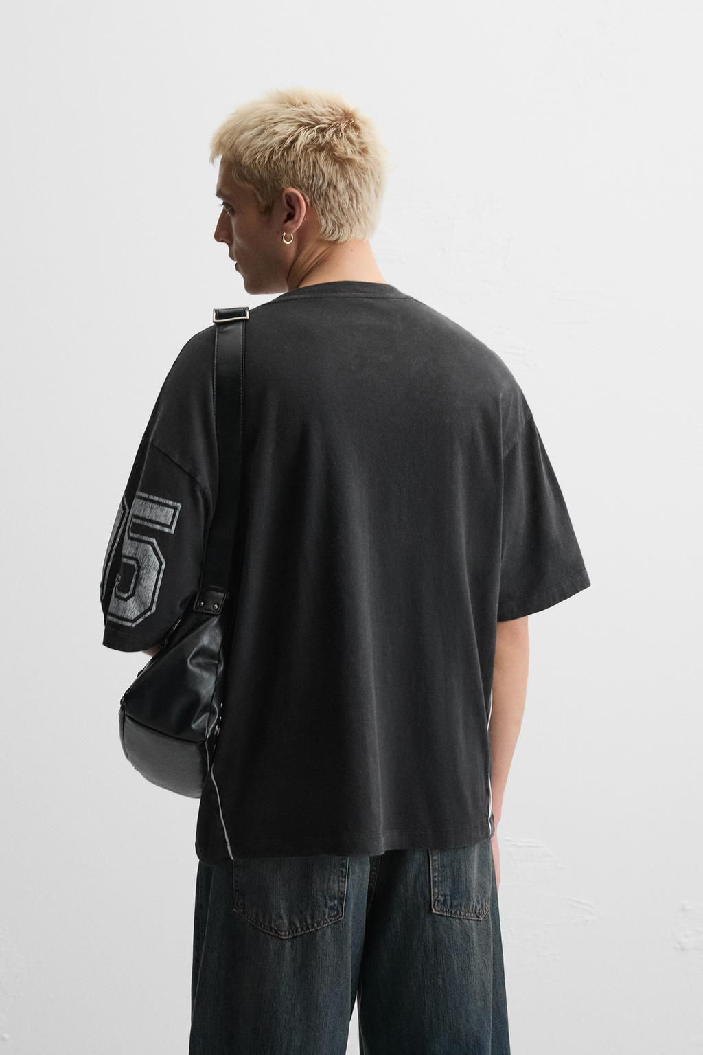 FADED AMERICAN FOOTBALL T-SHIRT - Zara фото 3