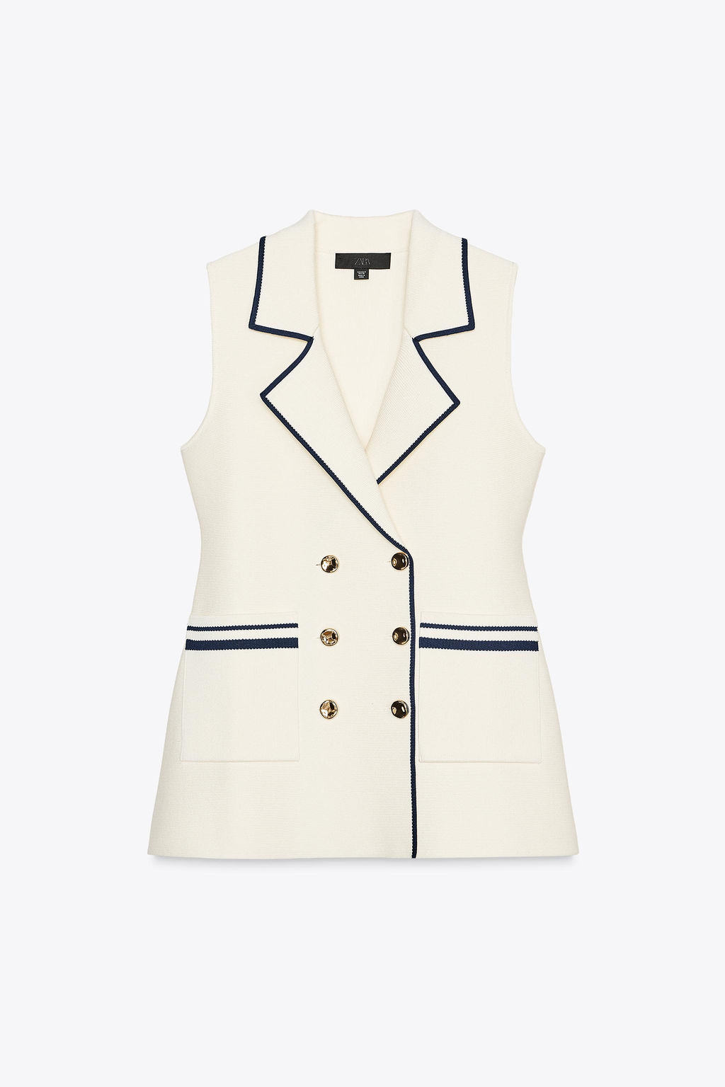 TRIM KNIT WAISTCOAT - Zara фото 16