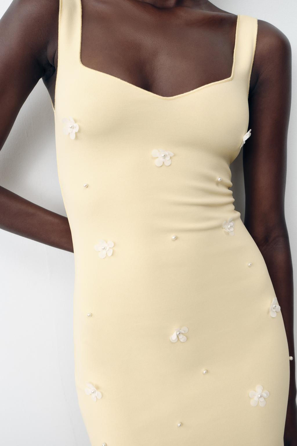 FLORAL STRETCH DRESS - Zara фото 6