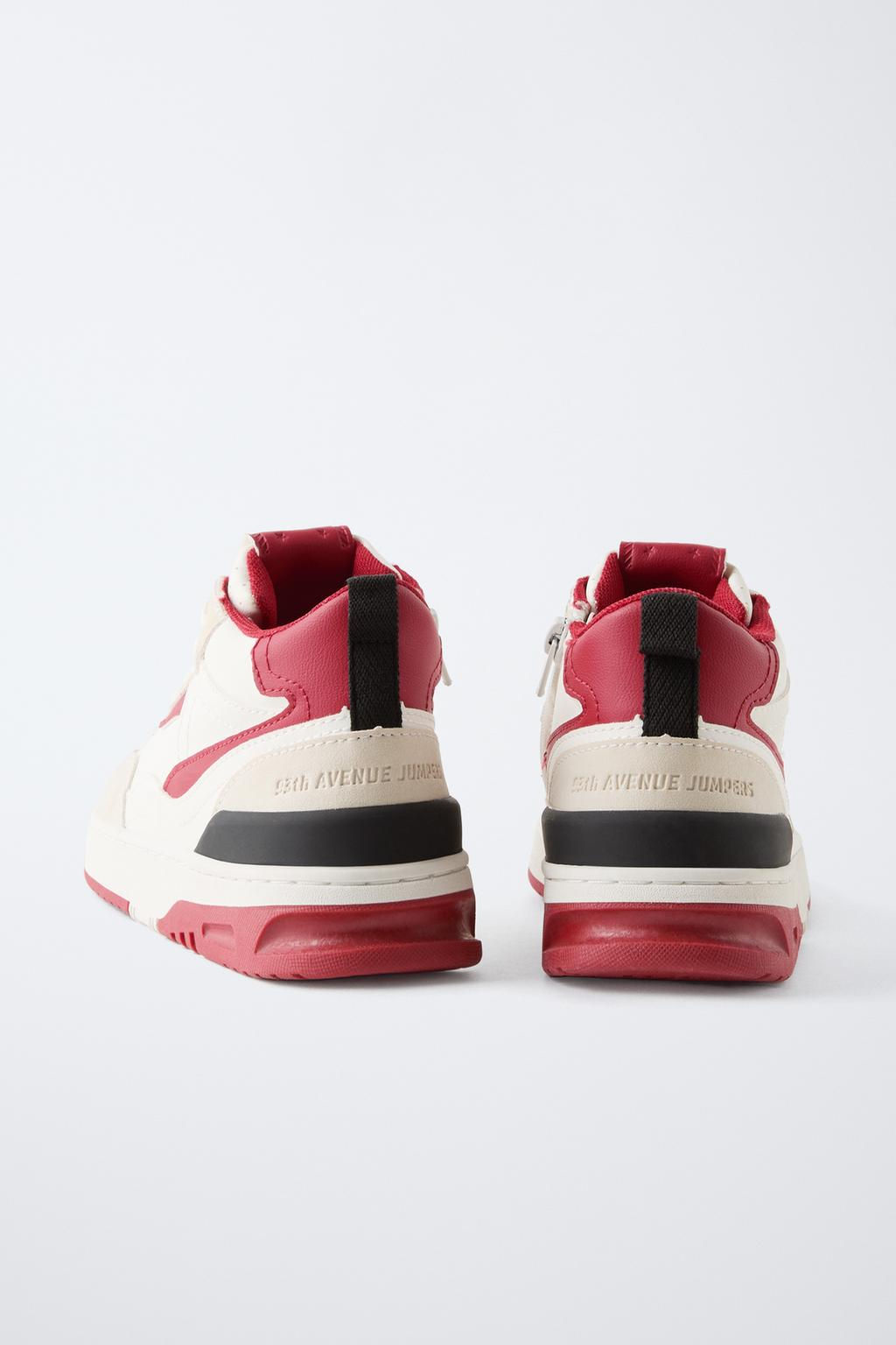 MULTI-PIECE HIGH TOP SNEAKERS - Zara фото 4