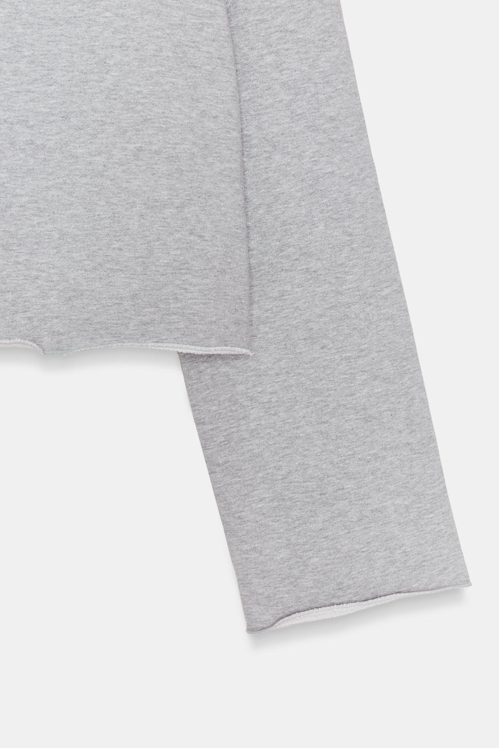 SUDADERA CUELLO BARCO / Gris vigor? - Zara фото 6