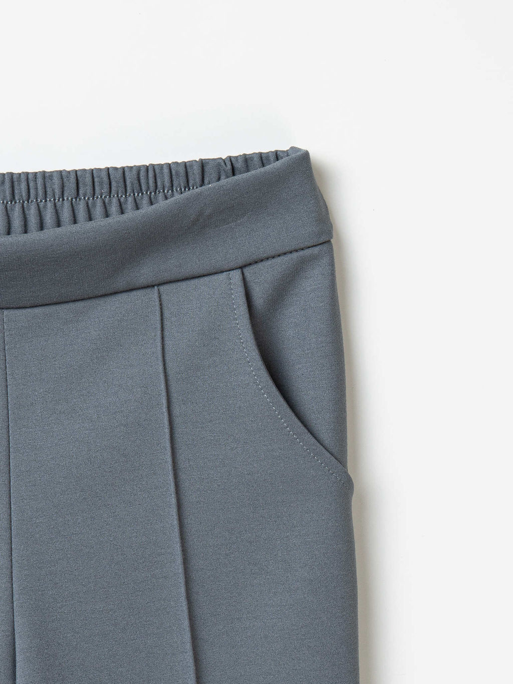 Брюки зауженные Серые для девочки 7+ - Bungly фото 3