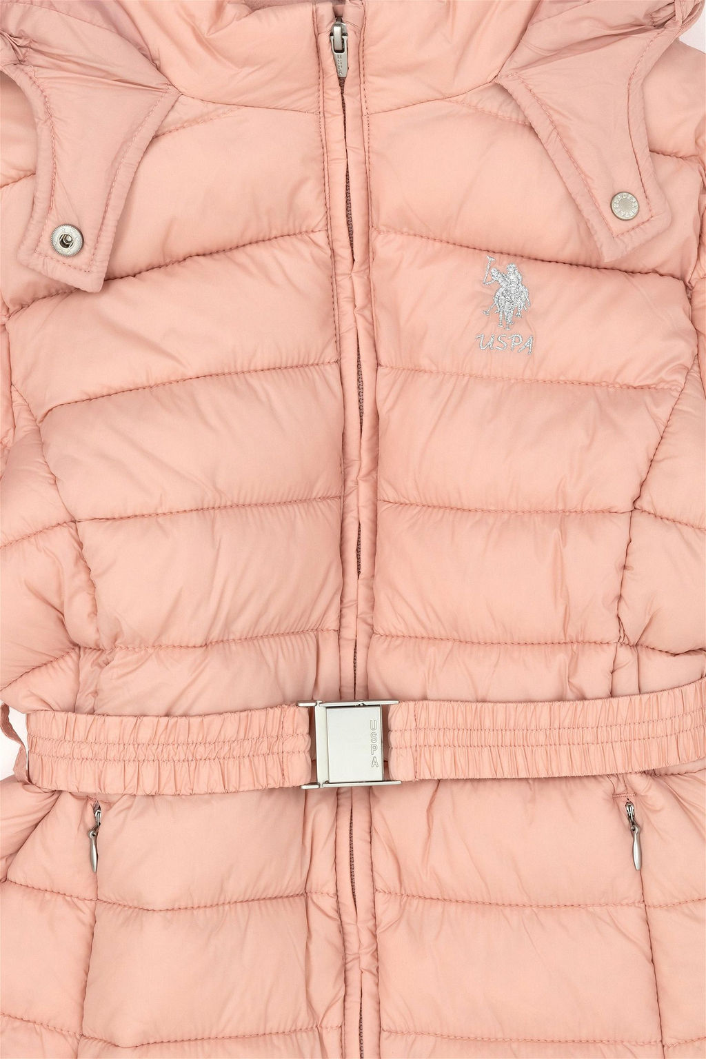 U. S. Polo Assn Пудровое пальто для девочки - U.s. polo assn фото 4