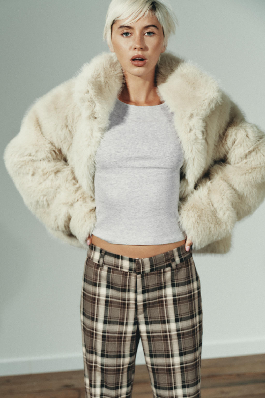 CHECKED TROUSERS - Zara фото 2