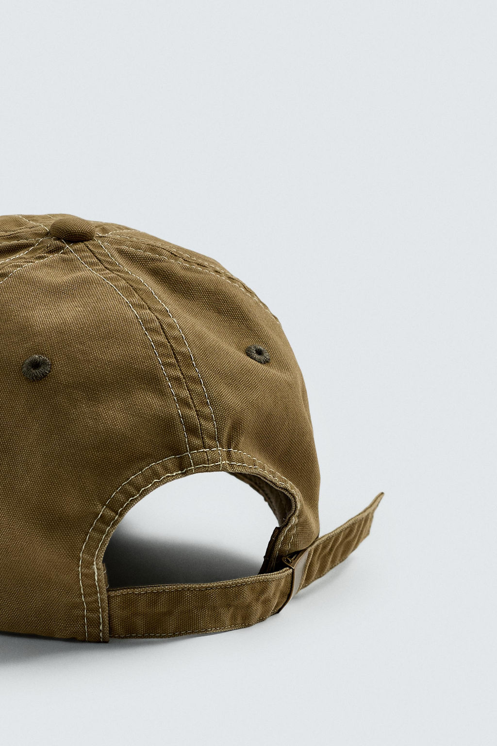 GORRA VISOR EFECTO ANTE / Khaki - Zara фото 4
