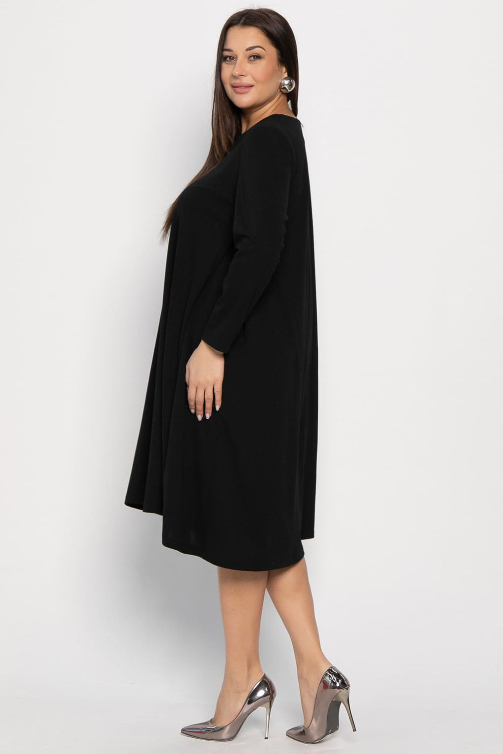 Платье Точка стиля (черное) П15013-16М