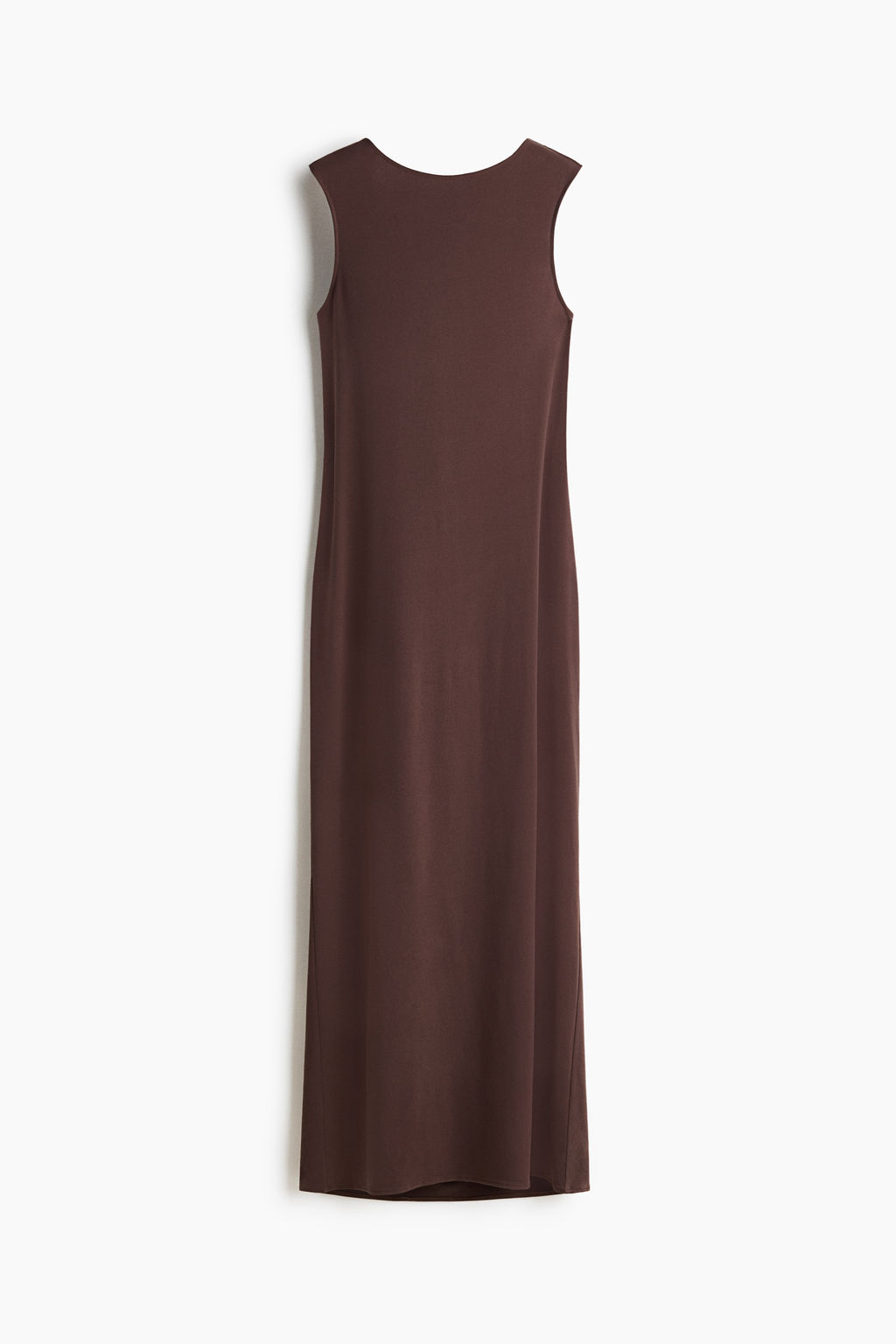 Cowl-back maxi dress