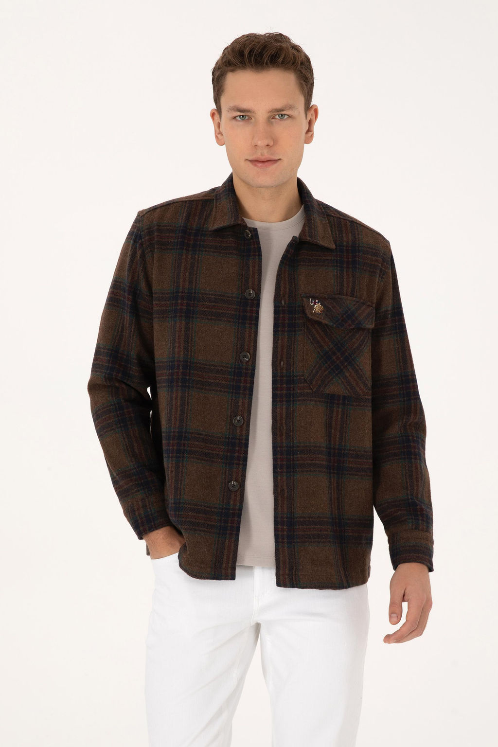 Erkek Kahverengi Uzun Kollu G_mlek