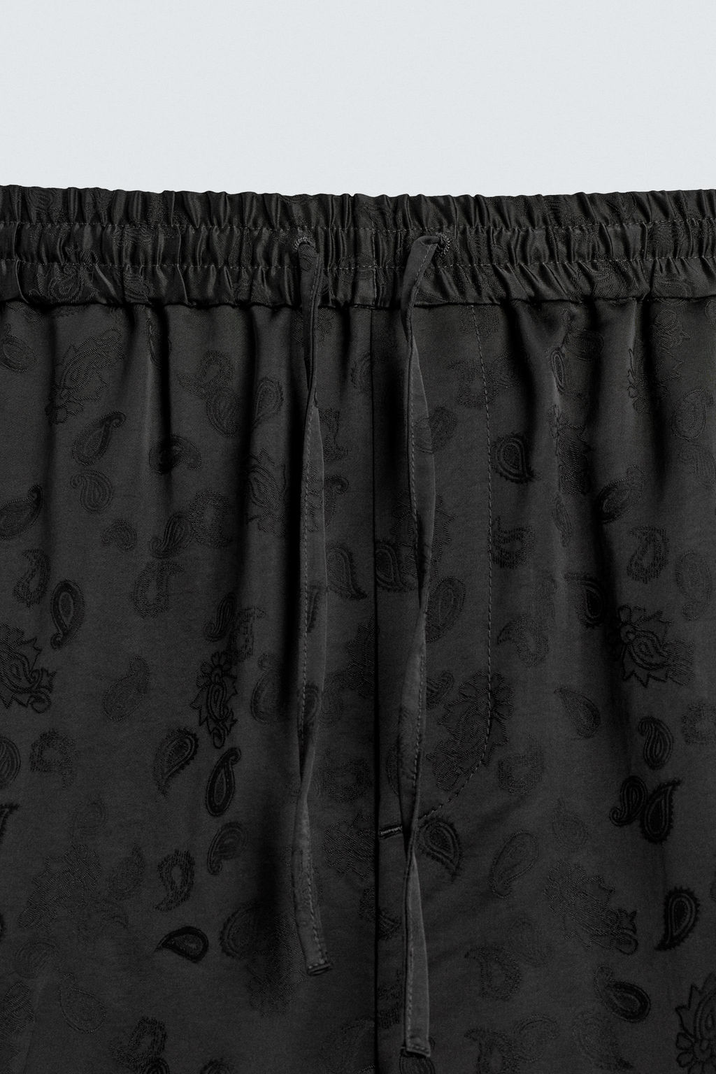 LIMITED EDITION PAISLEY JACQUARD FLOWING SUIT TROUSERS - Zara фото 8