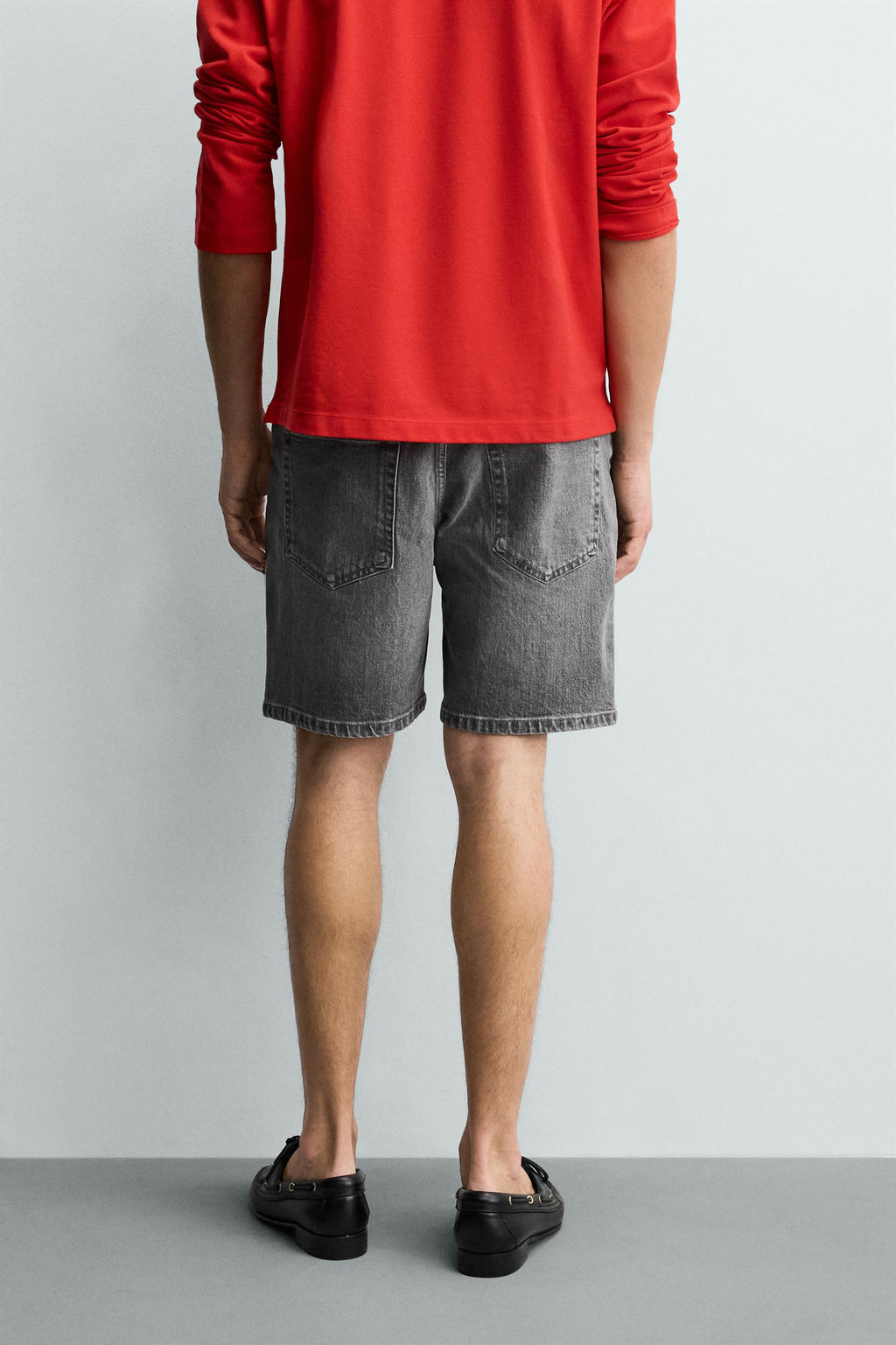 REGULAR FIT DENIM BERMUDA SHORTS - Zara фото 12