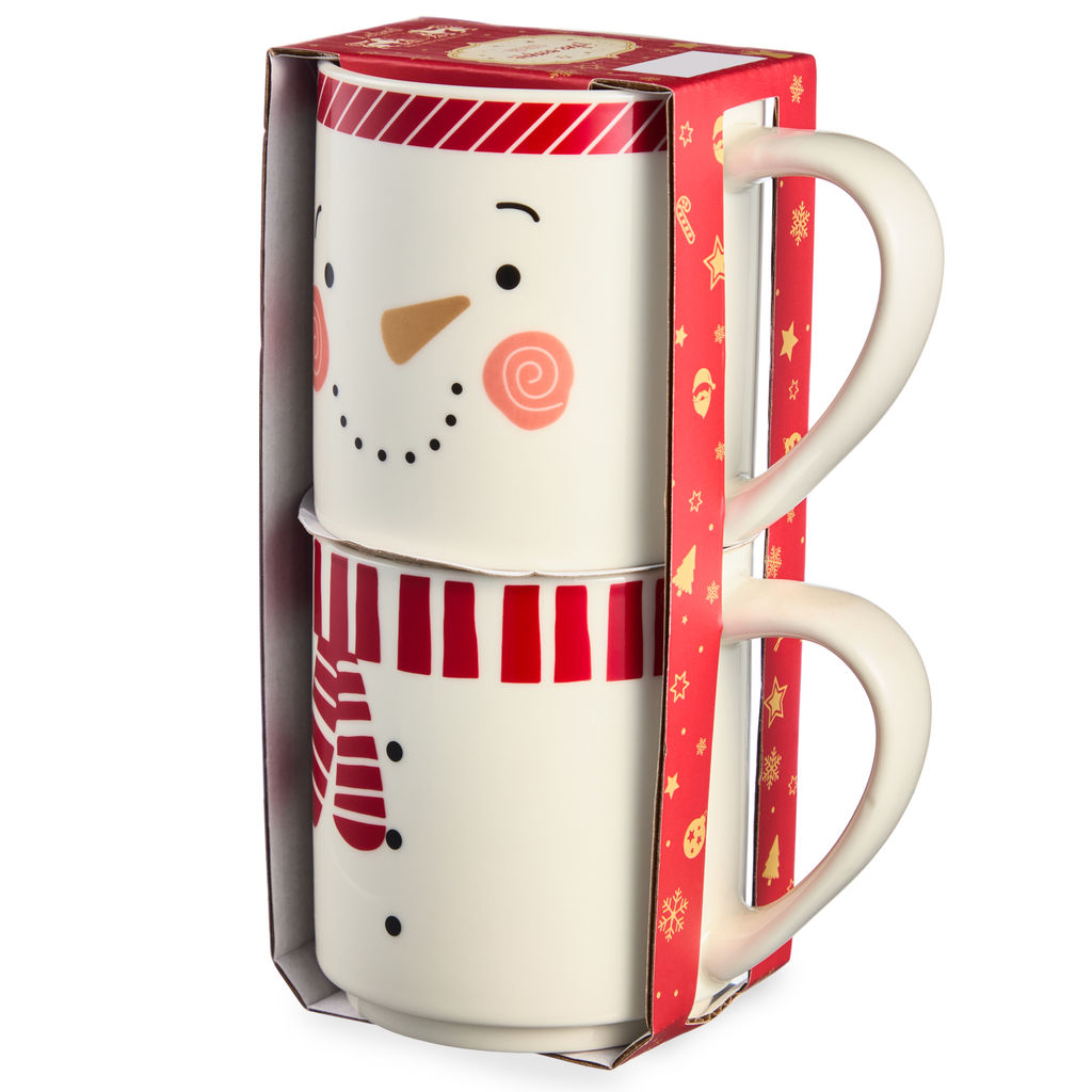 НАБОР КРУЖЕК LEFARD SNOWMAN 2 ШТ. 285МЛ  фото 11