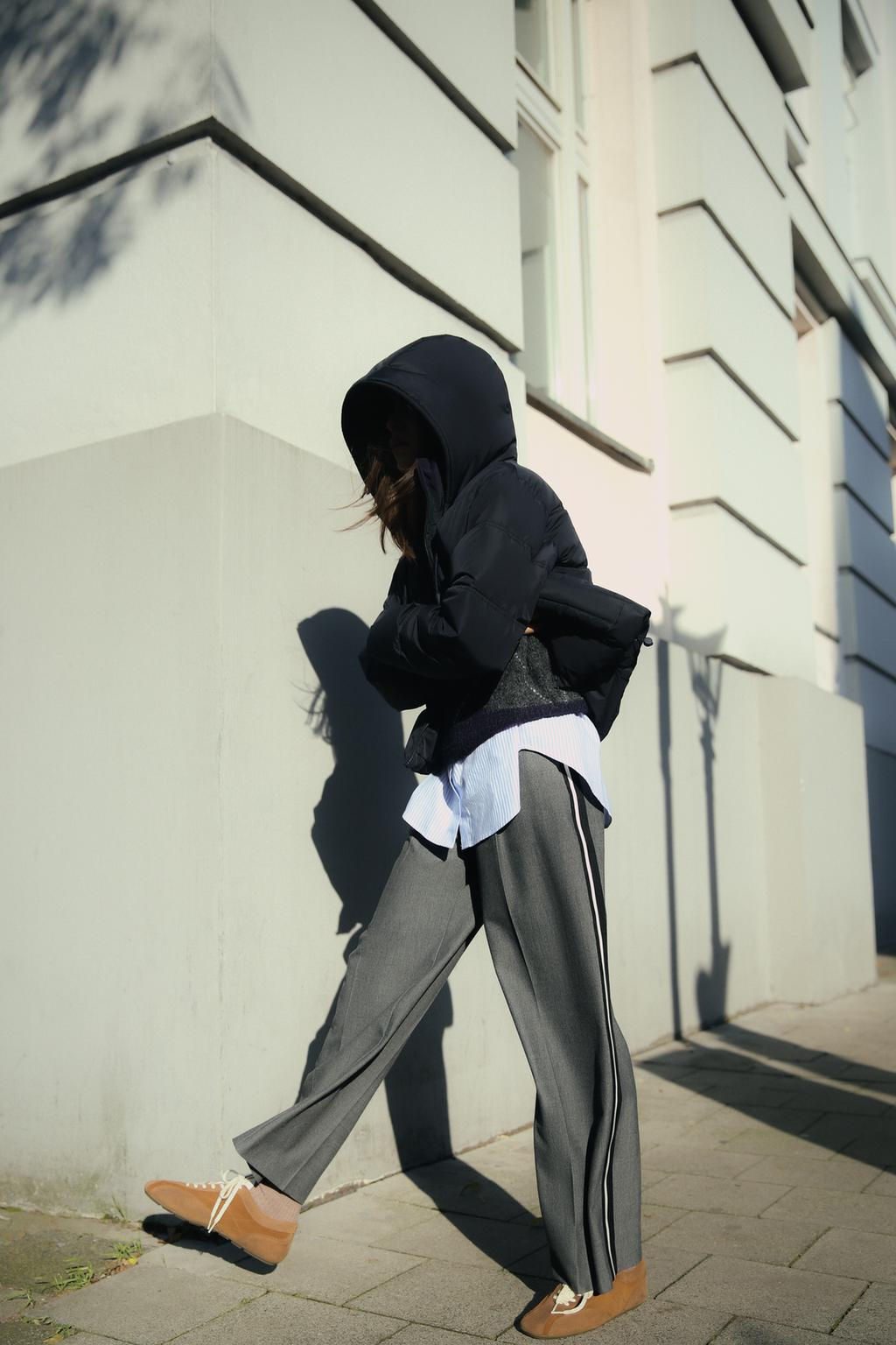 WATER AND WIND PROTECTION SHORT PUFFER ANORAK - Zara фото 20