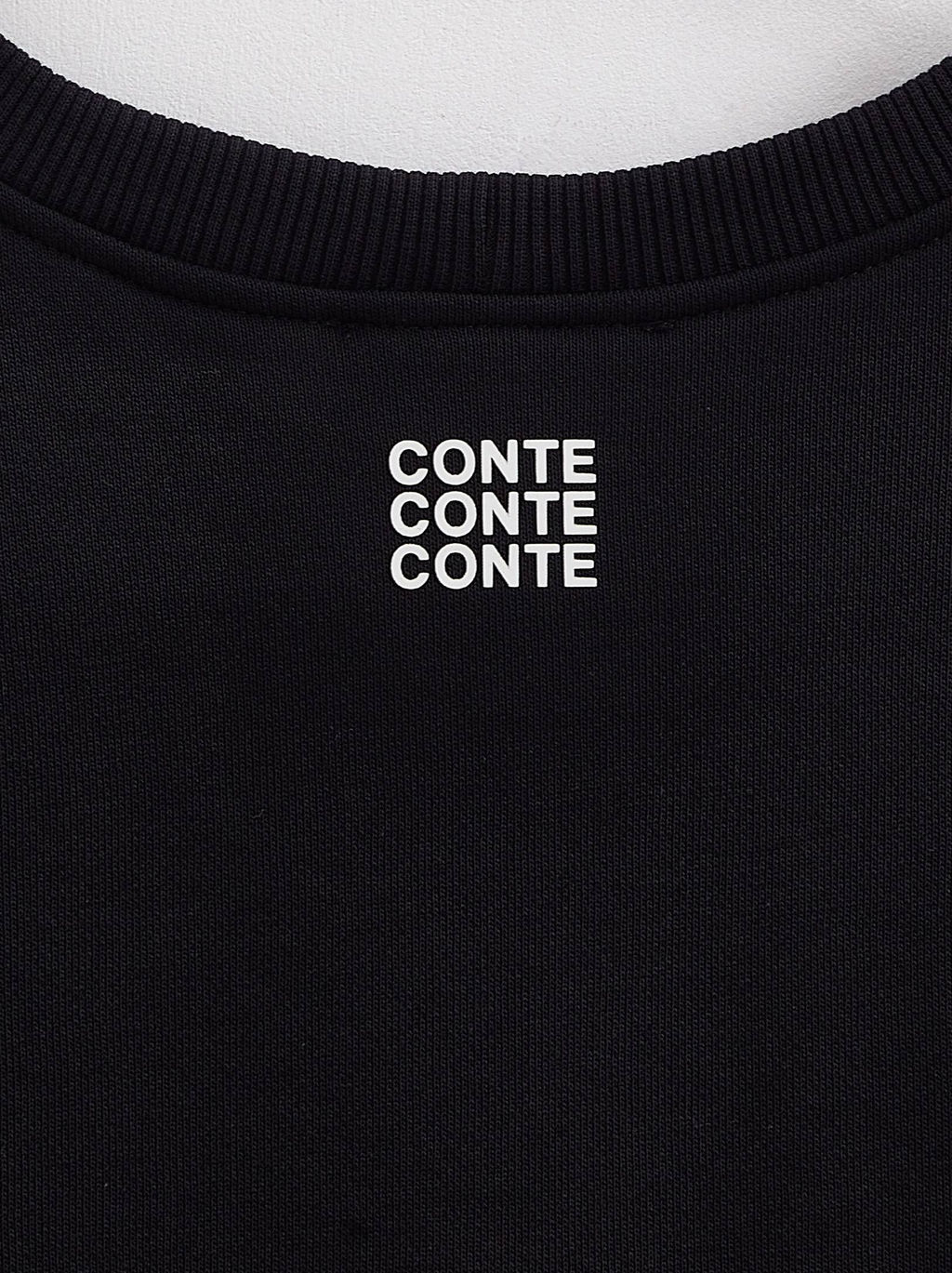 CONTE Футболка из футера c вышивкой LD 2589 black - Conte elegant фото 9