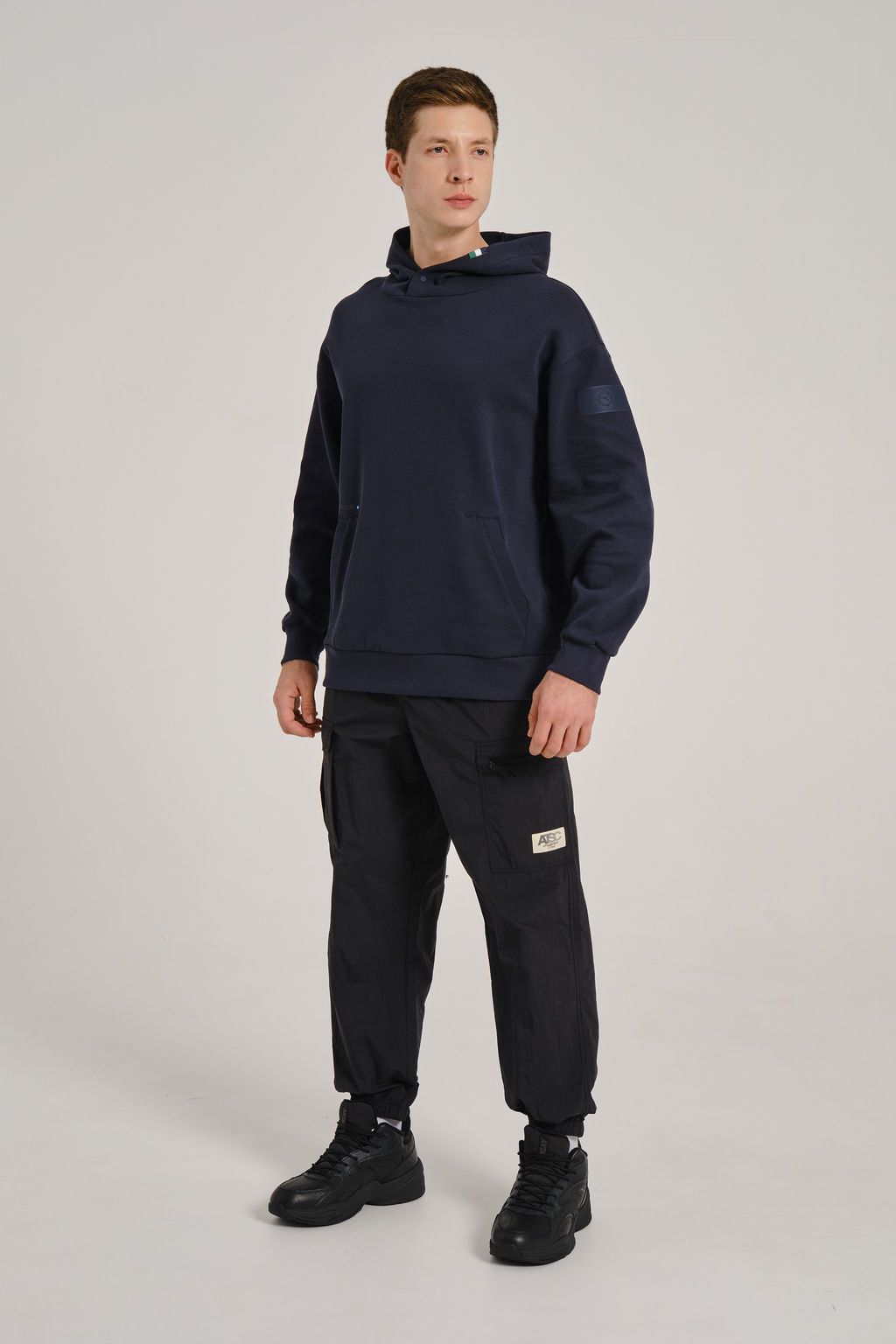 Худи Синий ICONIC Sweat Hoodie