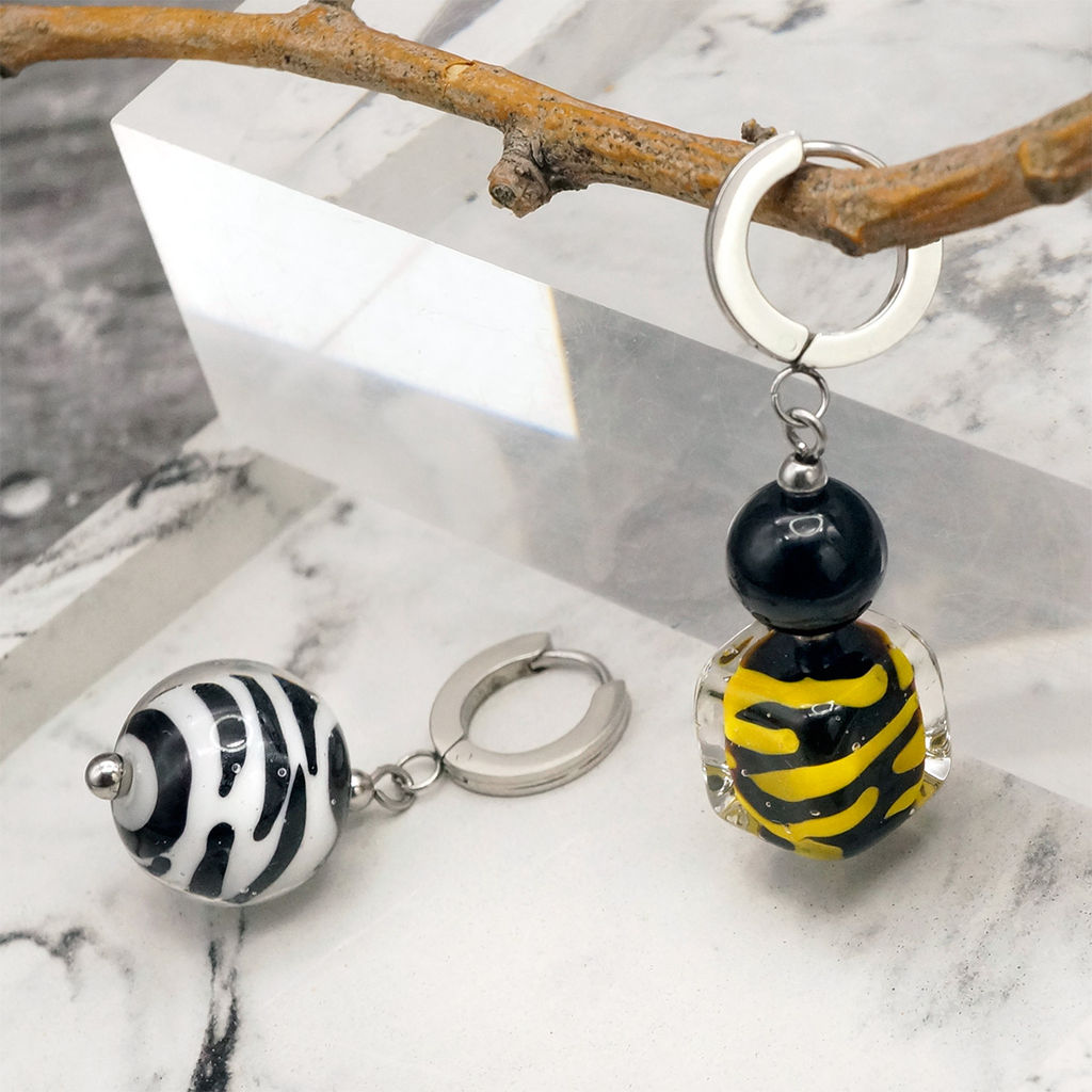 Серьги из муранского стекла SAFARI LS3450 - Vloes фото 14