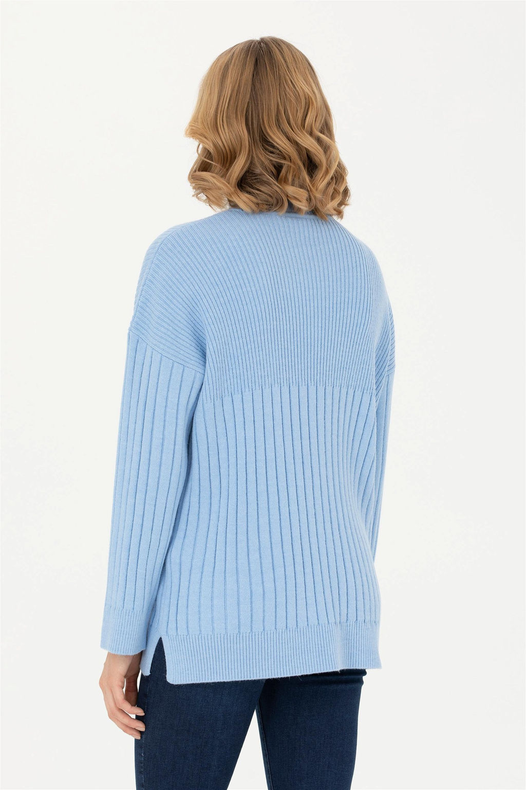 Женский синий свитер - U.s. polo assn фото 5