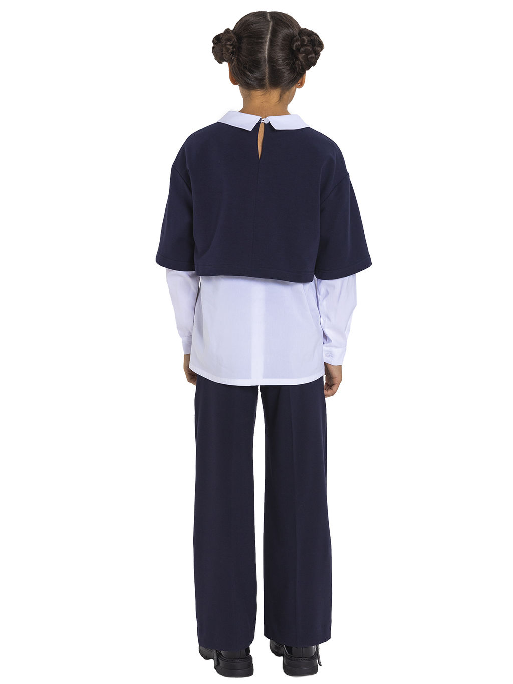 Школьная блузка для девочки О77000 - Карамелли фото 2