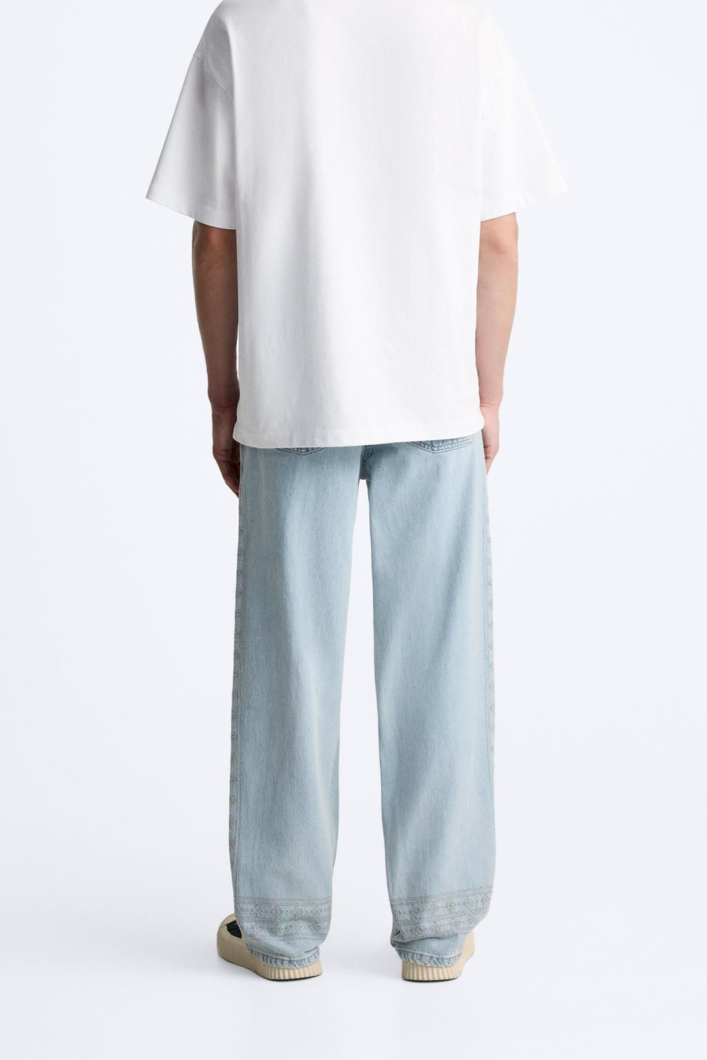 EMBROIDERED JEANS - LIMITED EDITION - Zara фото 3