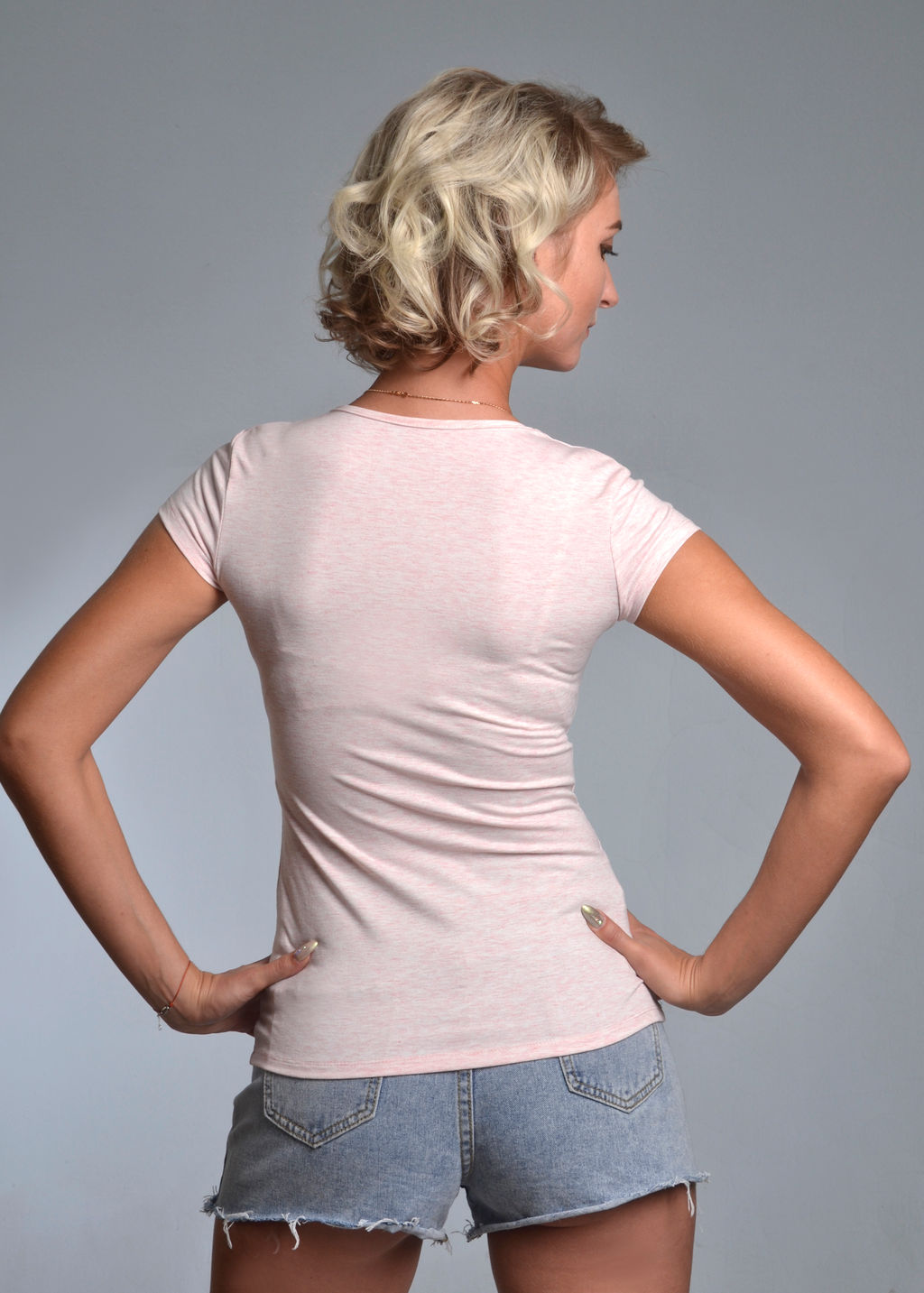 Футболка женская КРЕАТИВ (светло розовый №2 ) - Ивановская трикотажная компания фото 2