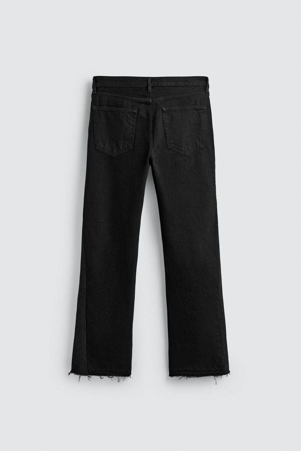 JEANS FLARE FIT ROTOS / Negro - Zara фото 21
