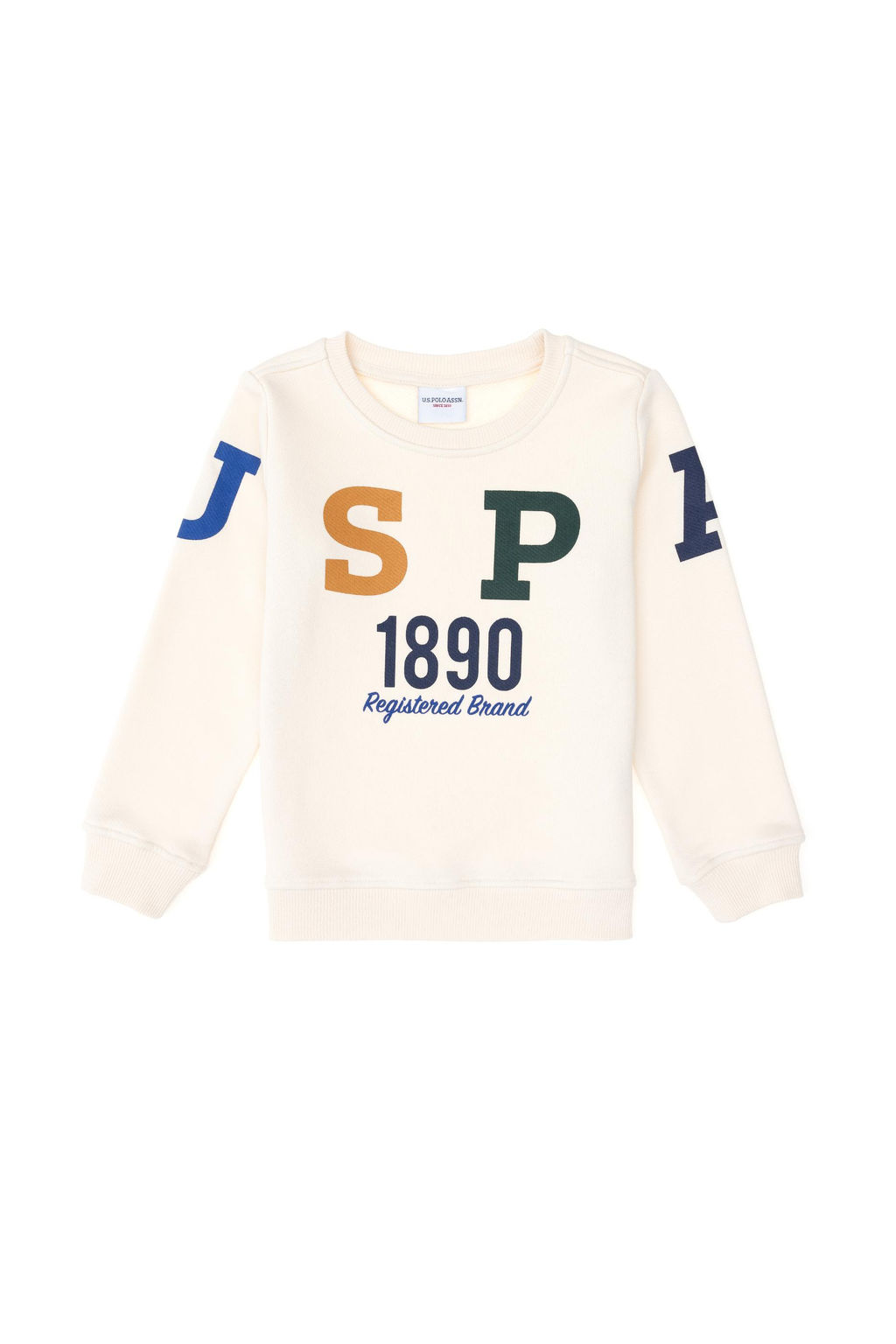 Кремовый свитшот для мальчика Неожиданная скидка в корзине - U.s. polo assn фото 2