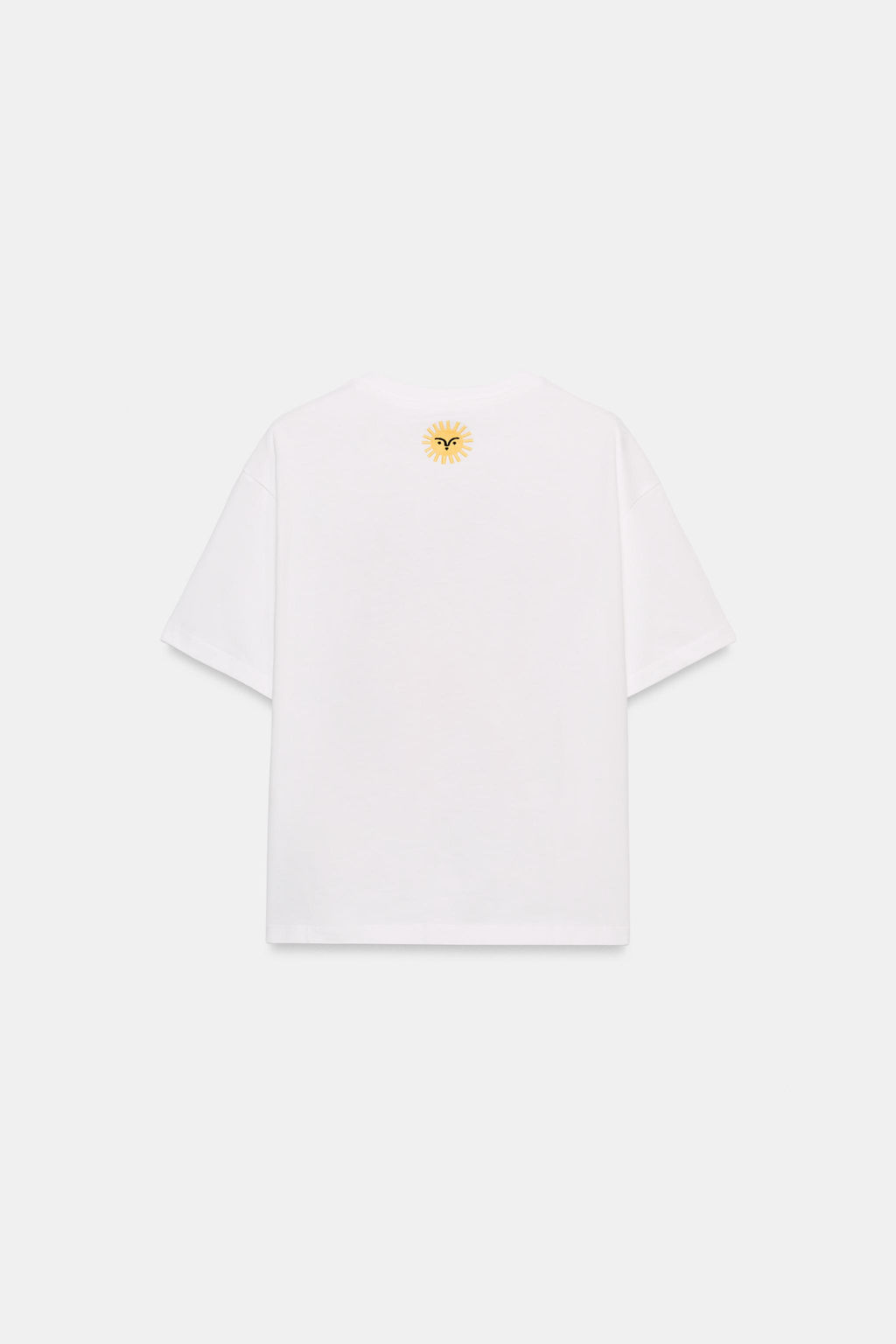 CAMISETA MANGA CORTA ESTAMPADO AGUSTINA SHUAN / Blanco - Zara фото 5