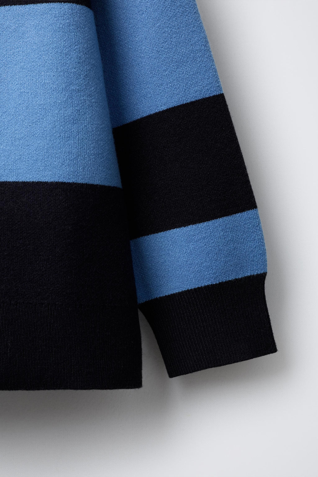 STRIPED VARSITY KNIT POLO SWEATER - Zara фото 4