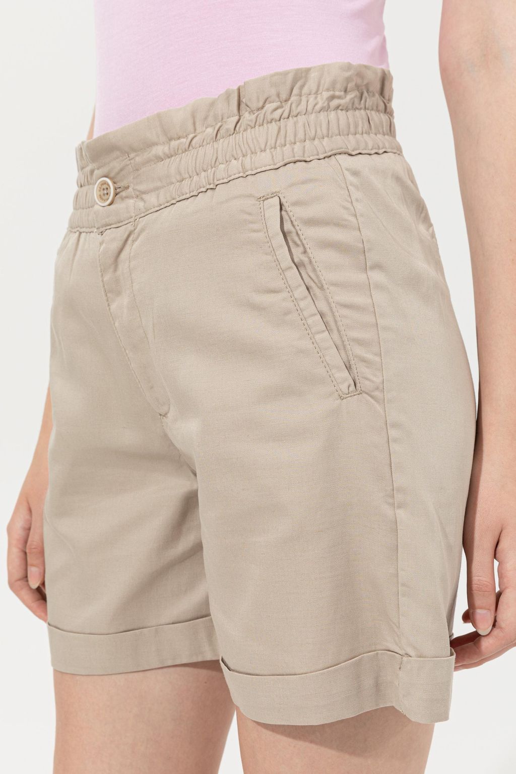 U. S. Polo Assn Женские тканые бермуды цвета хаки Капри - U.s. polo assn фото 13