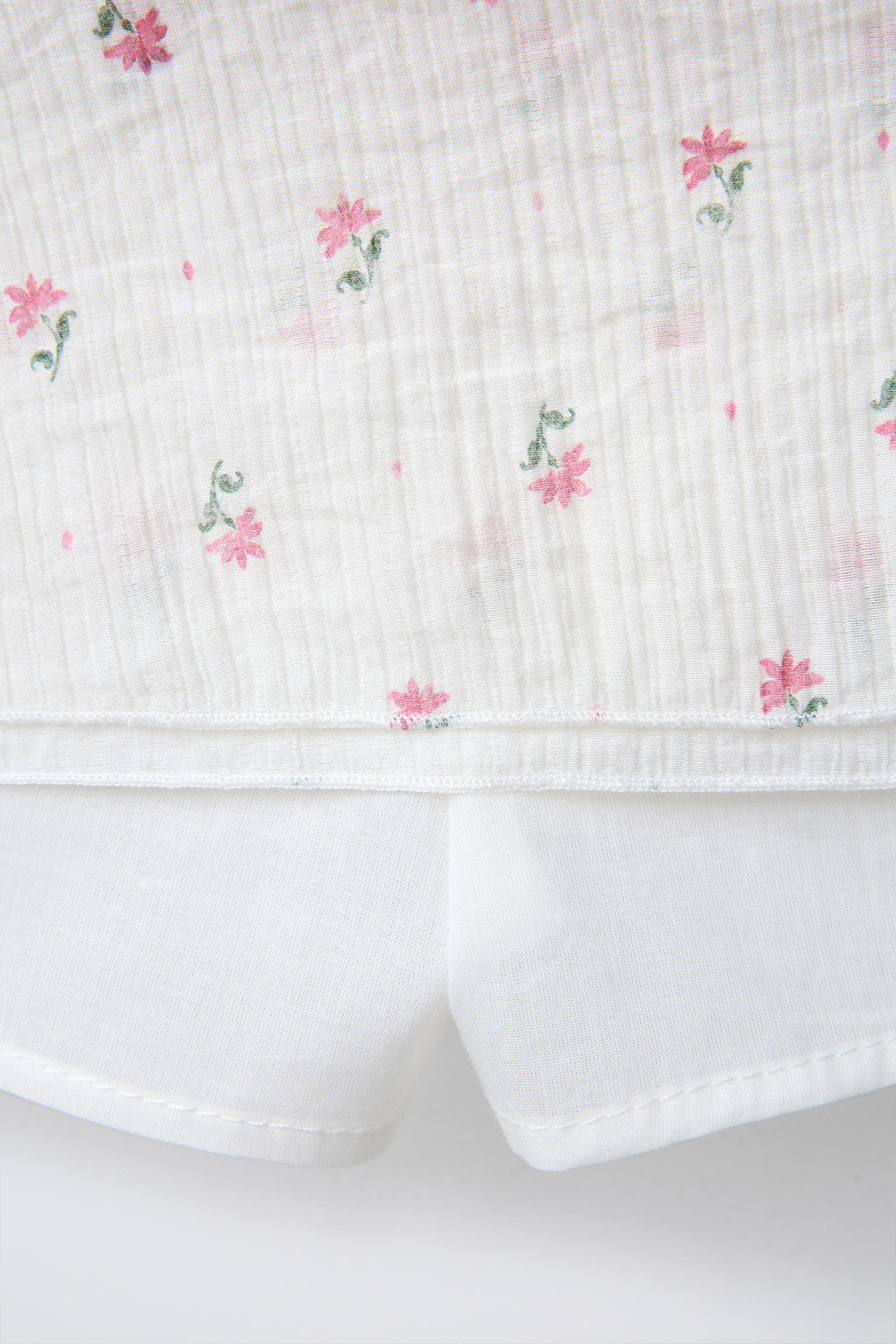 FLORAL RUFFLE BERMUDA SKORT - Zara фото 4