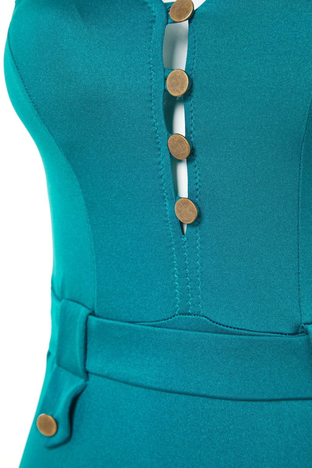 Petrol V Yaka Aksesuarl? Normal Paca Mayo TBESS20MA0198