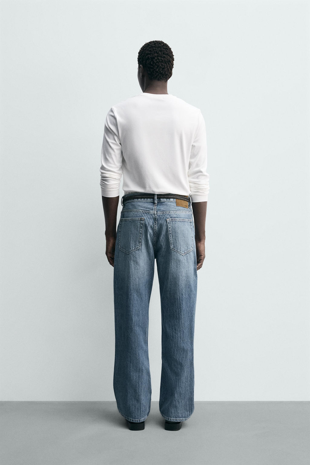 STRUCTURED STRAIGHT-LEG BOOTCUT JEANS - Zara фото 13