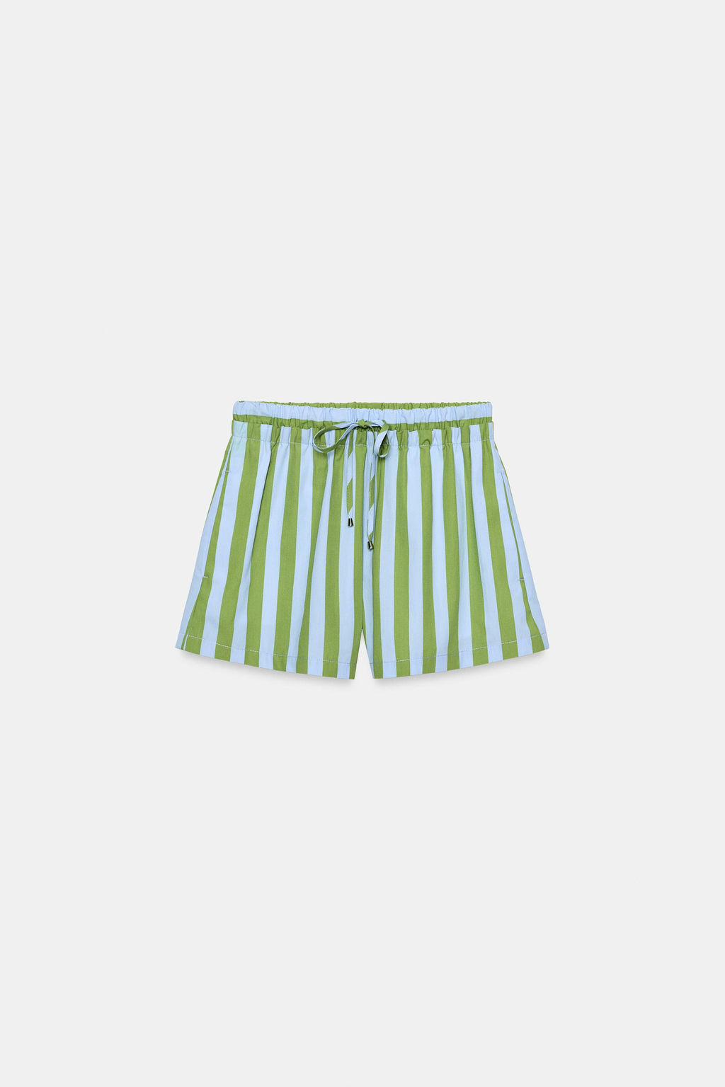 SHORTS RAYAS / Verde / Azul - Zara фото 7