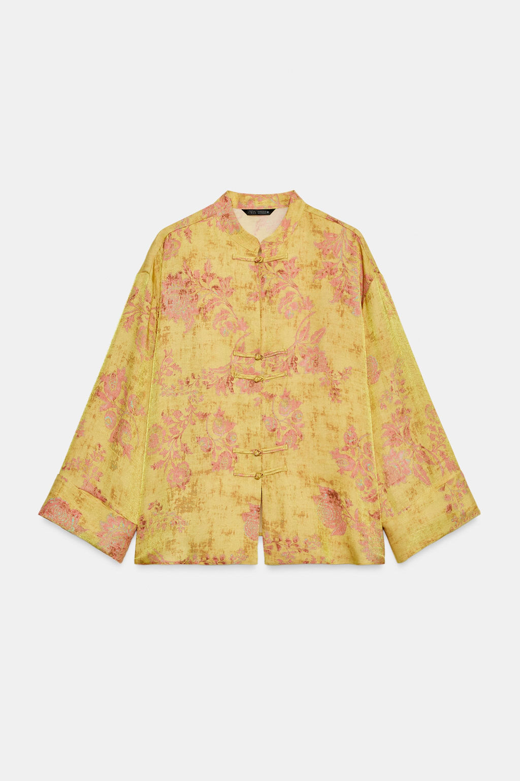 CAMISA KIMONO ESTAMPADA ALAMARES / Multicolor - Zara фото 7