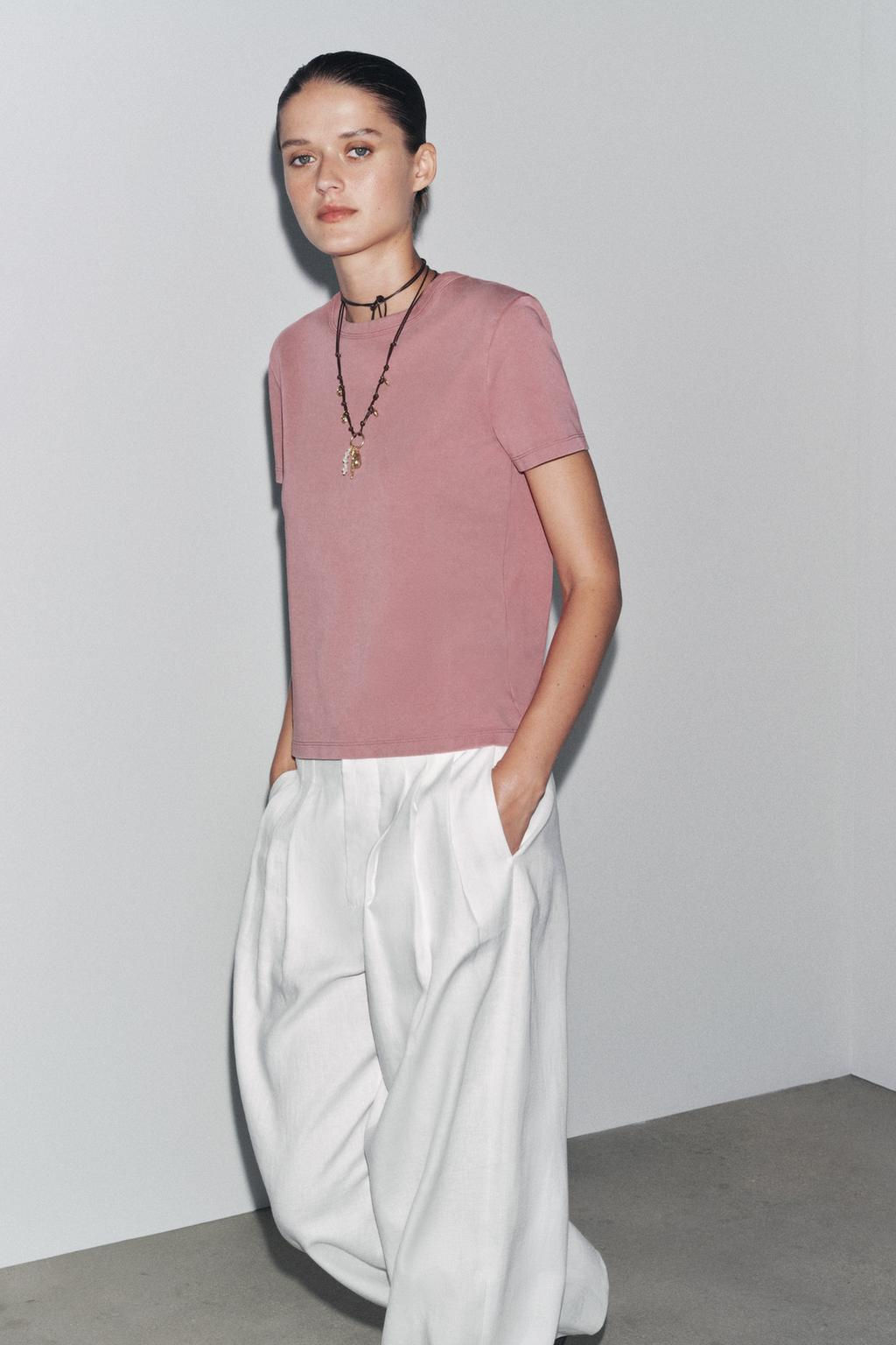 SHORT SLEEVE INTERLOCK T-SHIRT