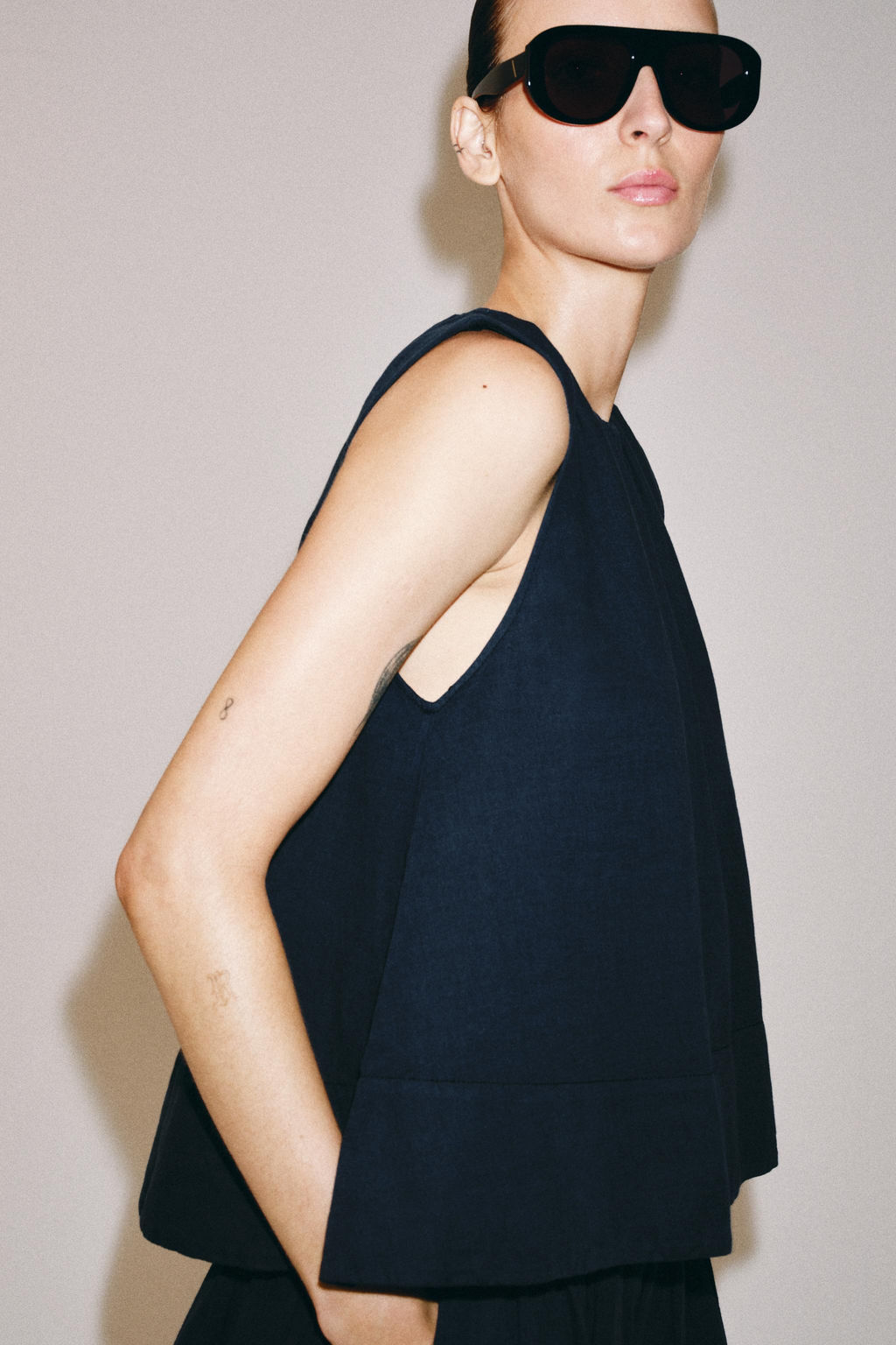 TOP CON LINO ZW COLLECTION / Marino