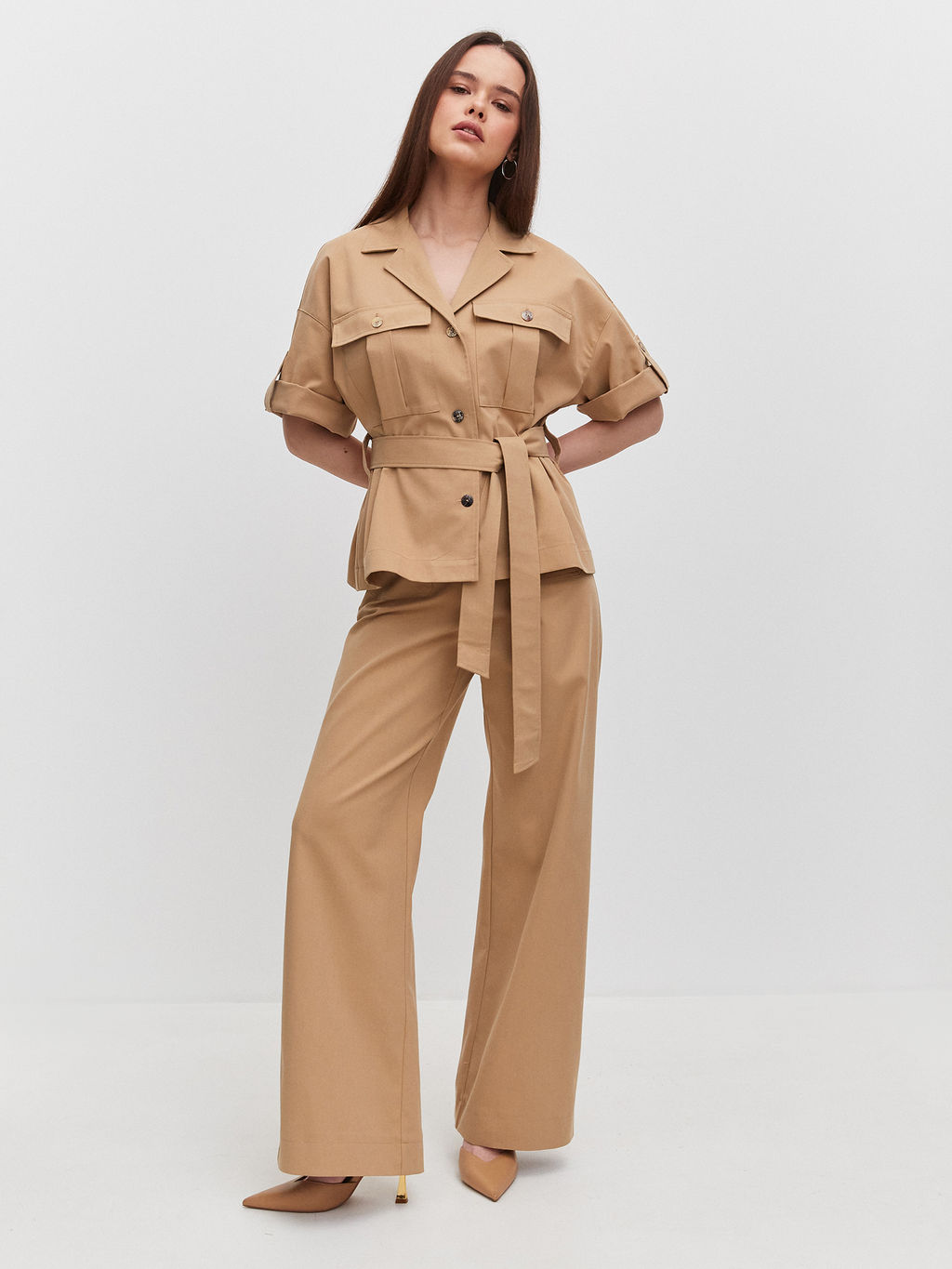 Брюки женские KATHARINA KROSS KK-TRT-010-D-бежевый фото 5