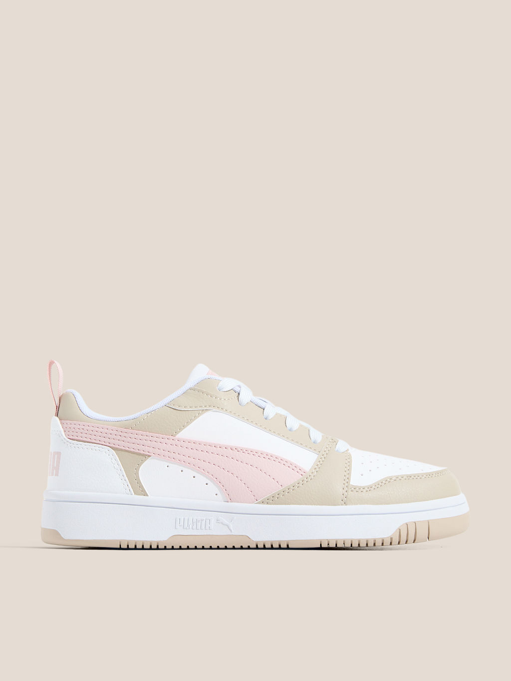 Детские кеды PUMA Puma Rebound V6 Lo Jr Артикул 4587291, бежевый