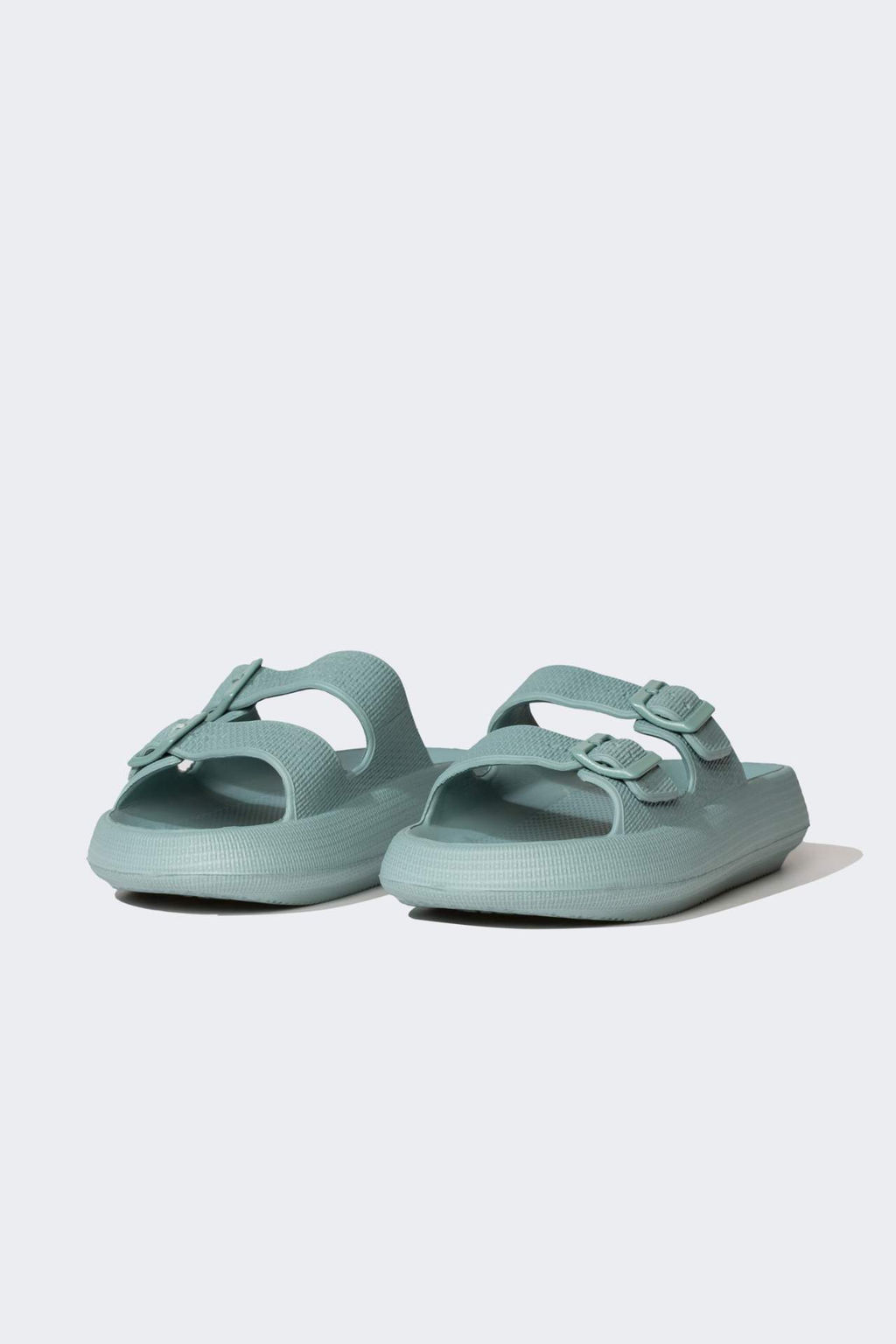 Erkek Kal?n Taban Cift Bantl? Eva Terlik - Defacto фото 4