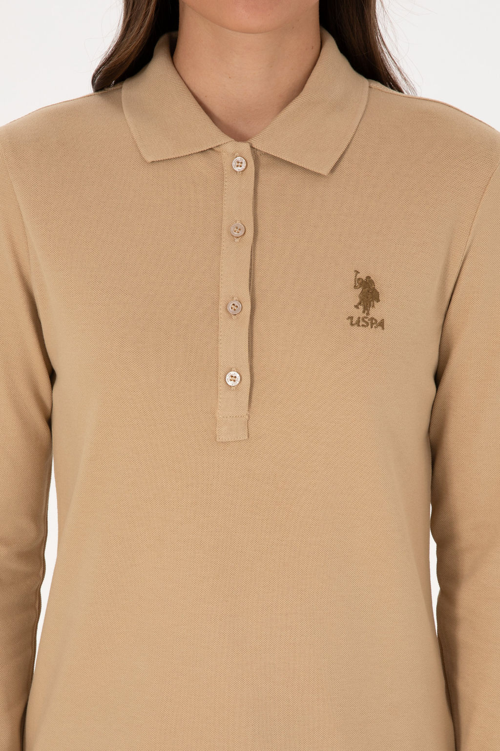 Kad_n Kum Basic Polo Yaka Sweatsh_rt Sepette S_rpriz _ndirim - U.s. polo assn фото 20