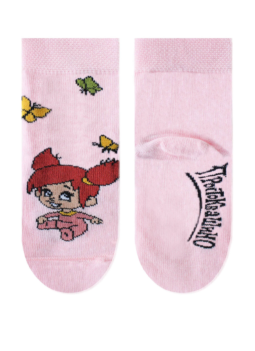 Цена за 2 пары БРЕСТСКИЕ НОСКИ ДЕТСКИЕ 3052 СОЮЗМУЛЬТФИЛЬМ ("Простоквашино", средней длины) БЛ.РОЗОВЫЙ